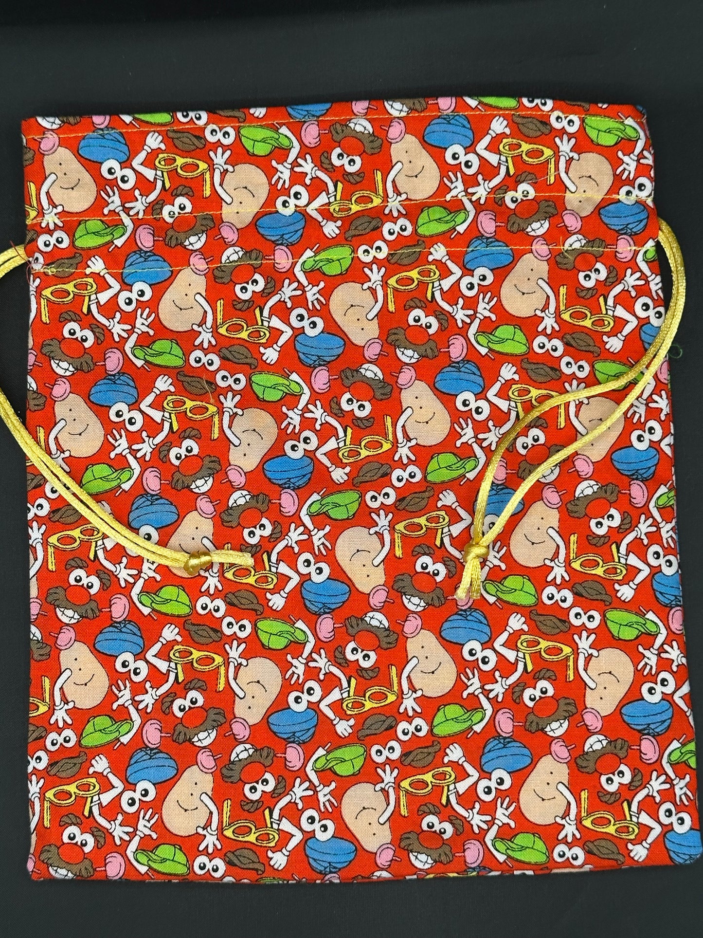 Mr. potato head draw string bag