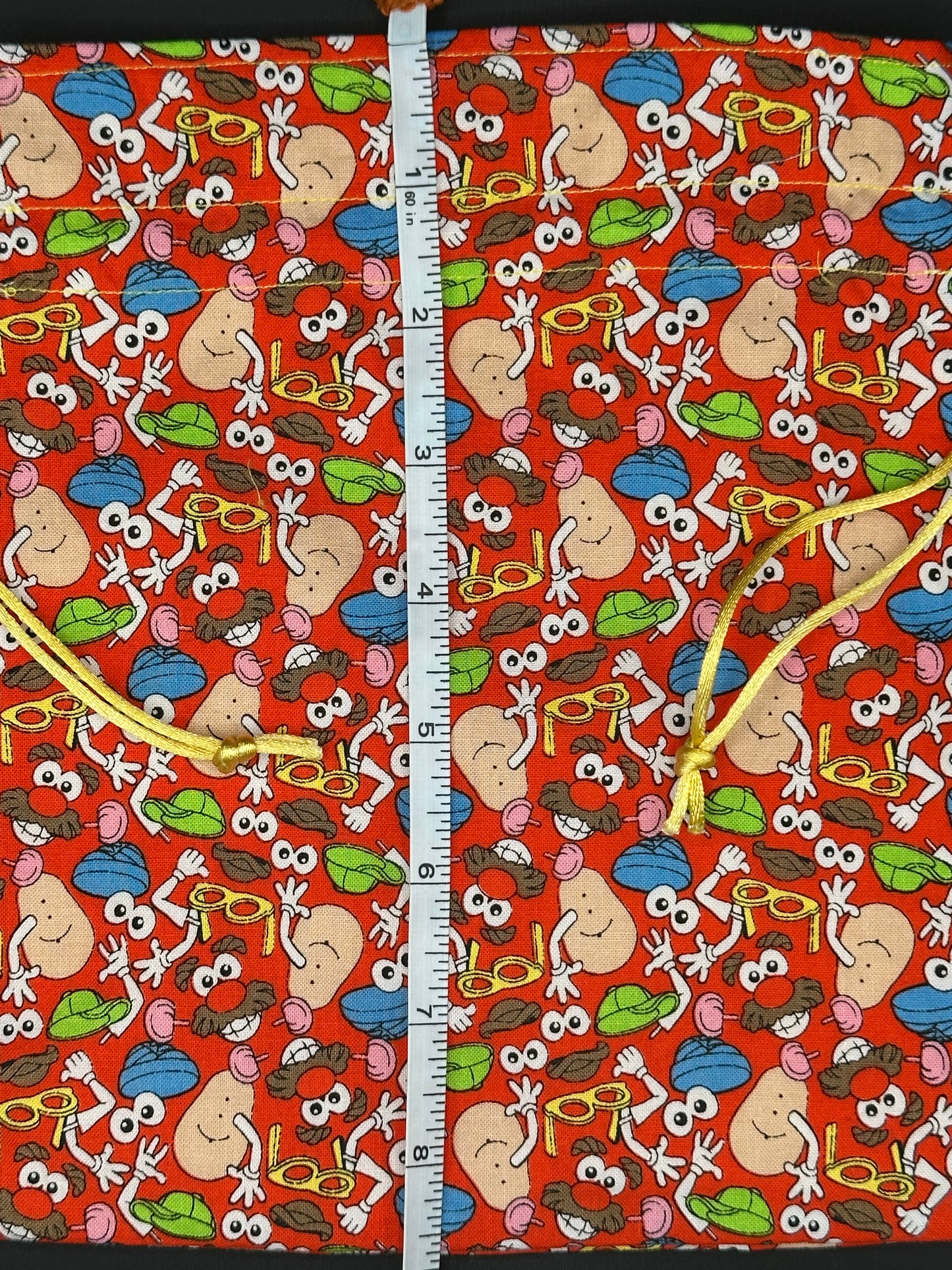 Mr. potato head draw string bag