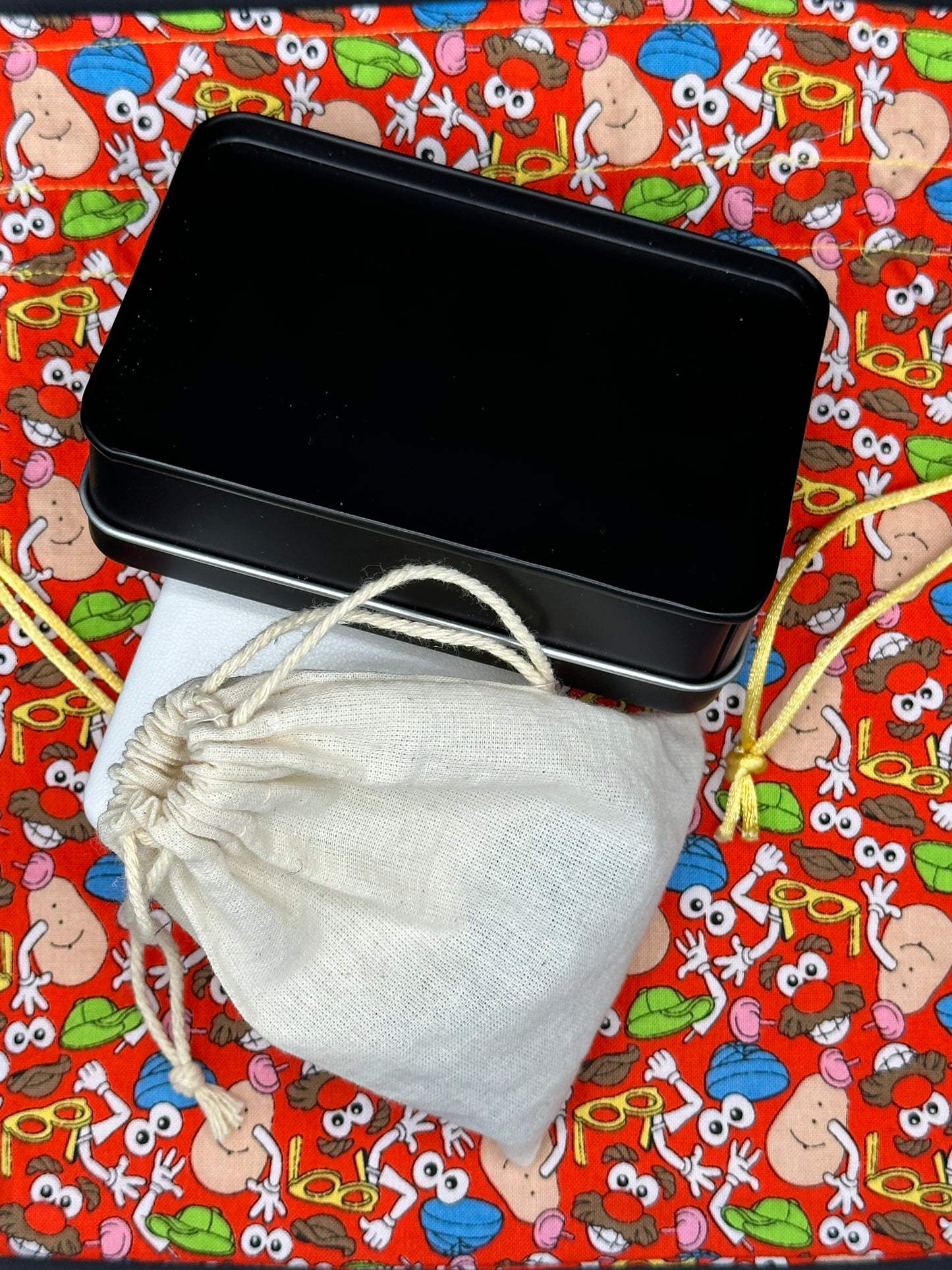 Mr. potato head draw string bag