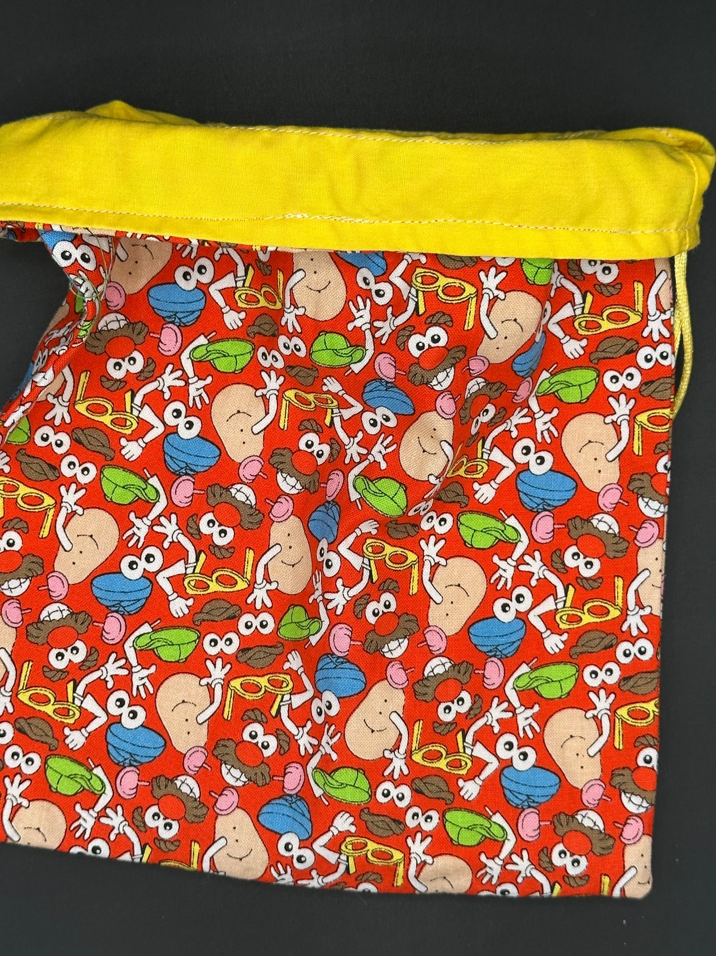 Mr. potato head draw string bag