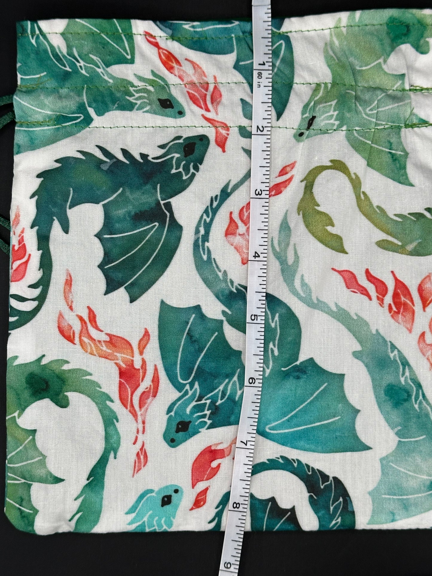 green dragons - drawstring