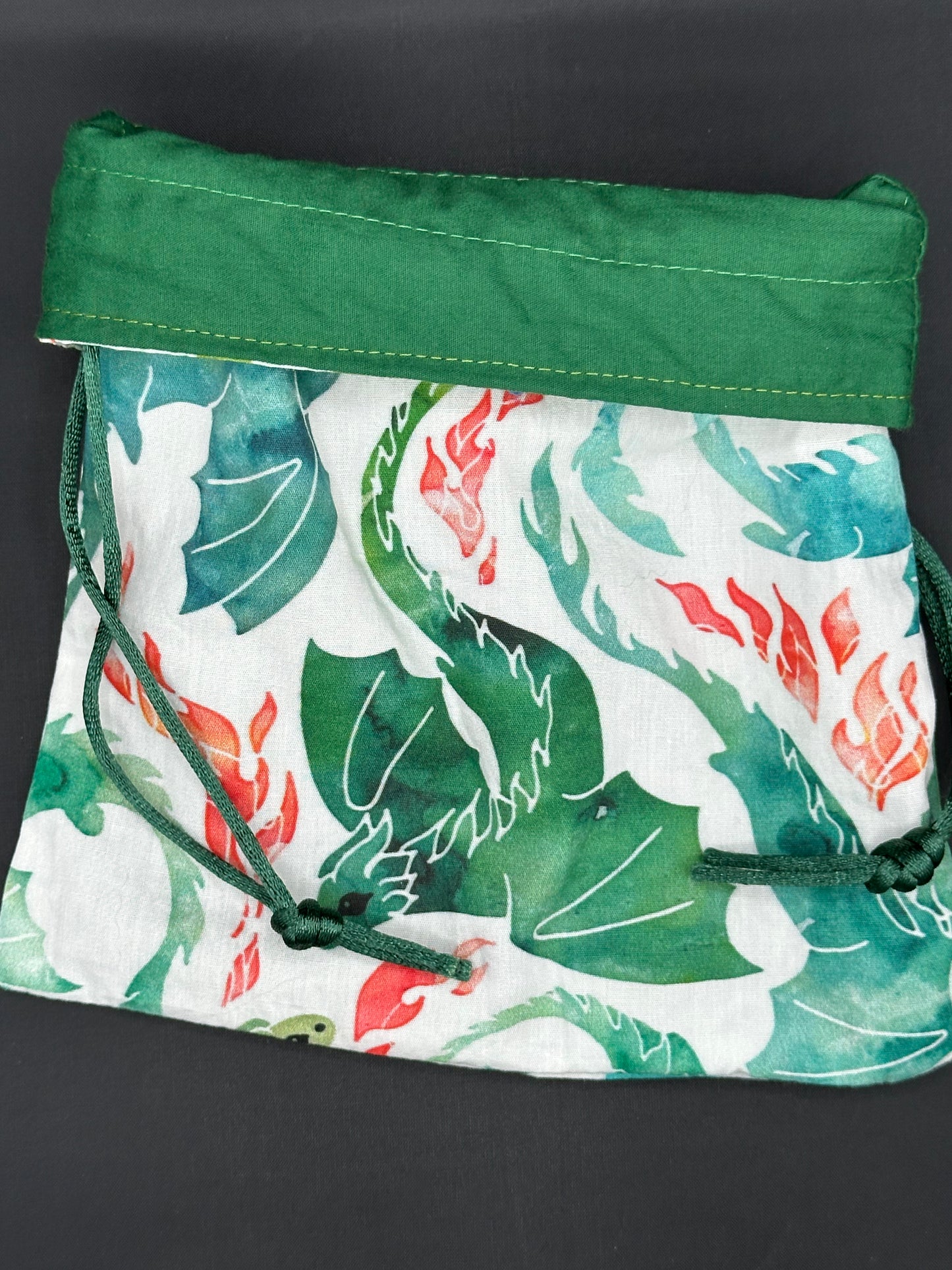 green dragons - drawstring