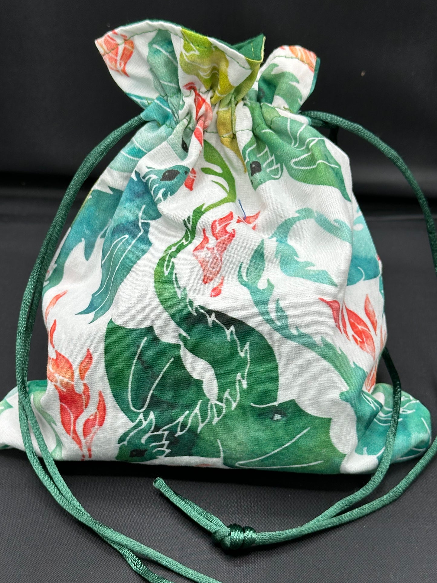 green dragons - drawstring