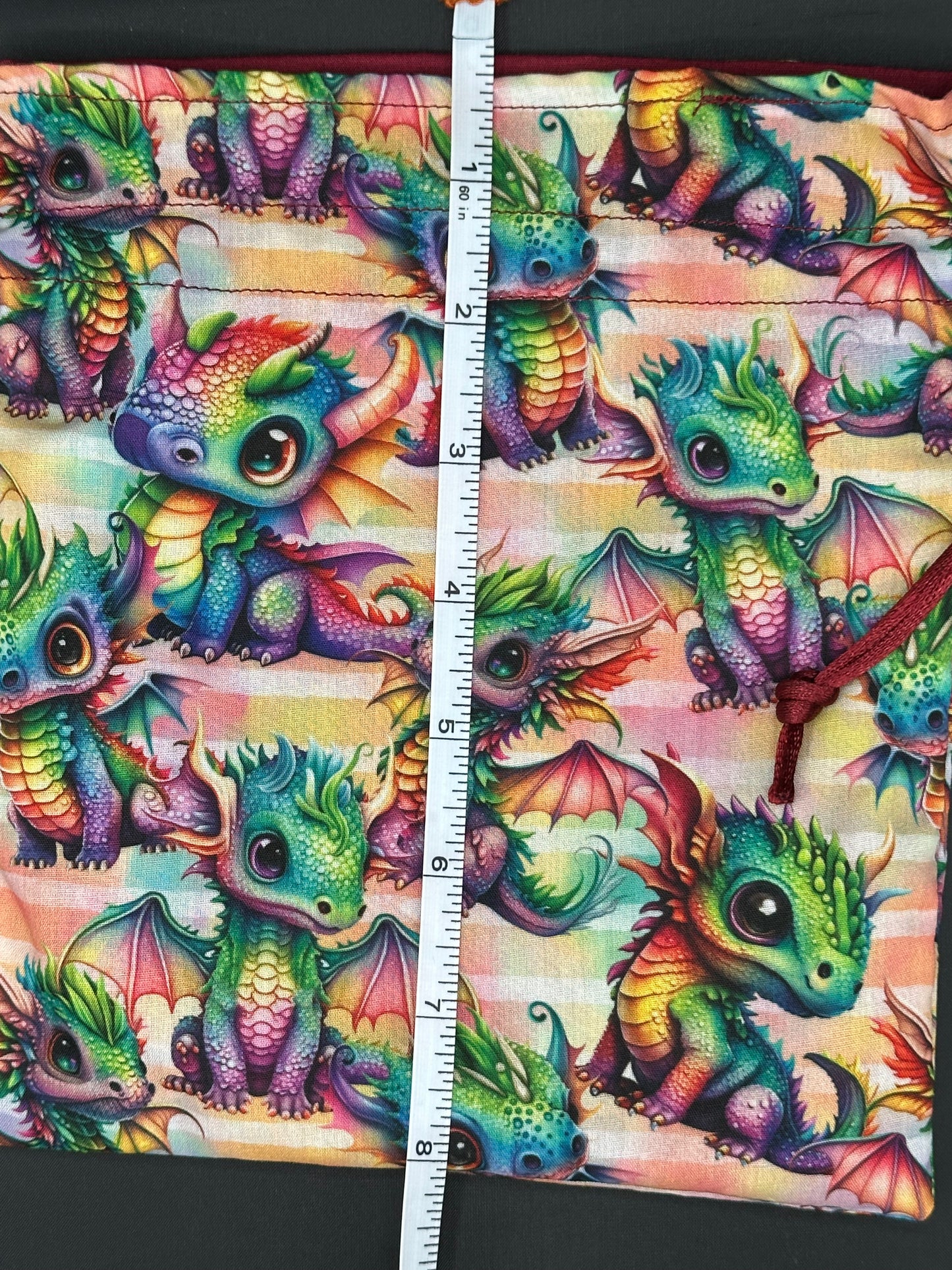 Cute colorful dragons