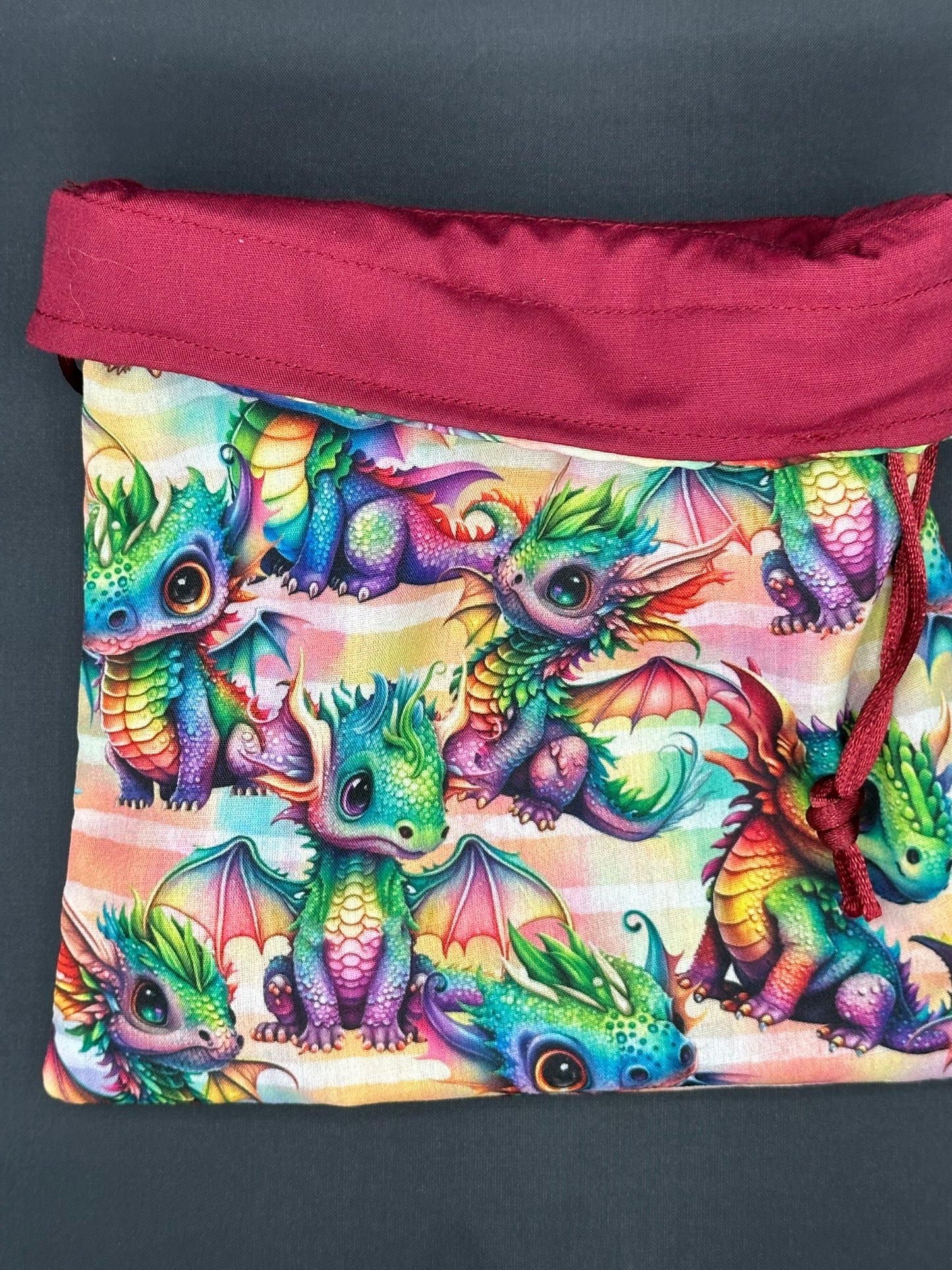 Cute colorful dragons