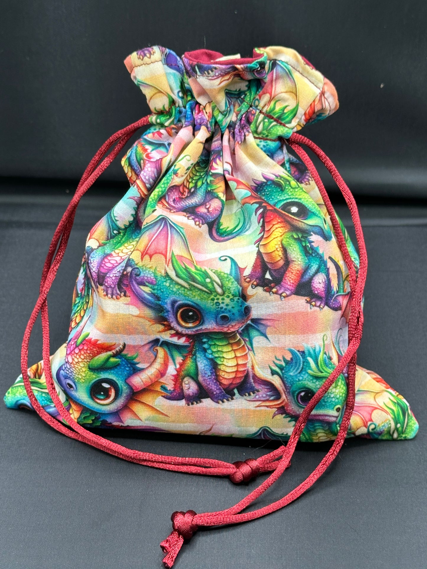 Cute colorful dragons