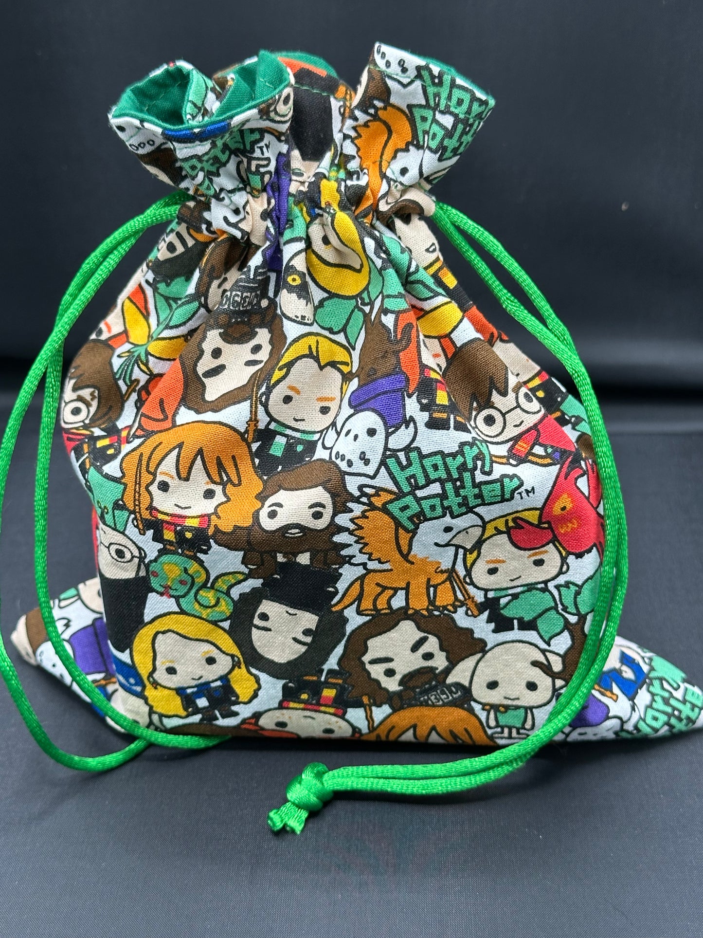 Harry potter people draw string bag