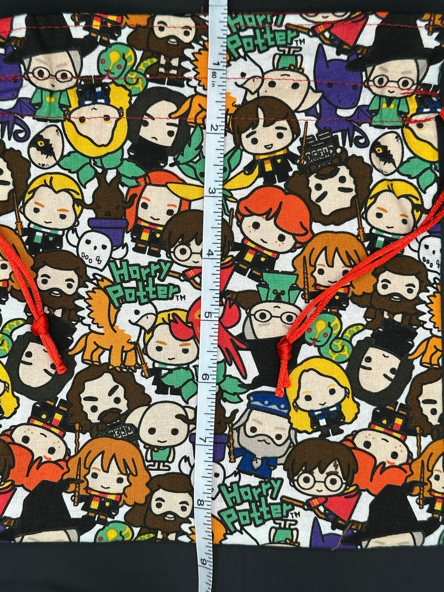 Harry potter people draw string bag
