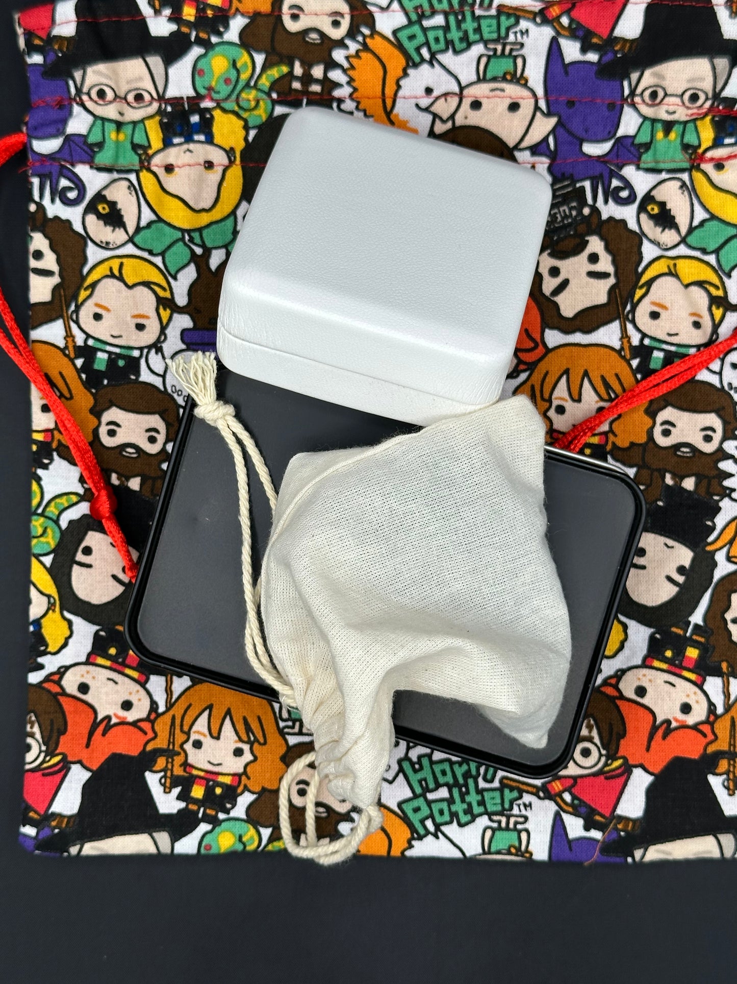 Harry potter people draw string bag
