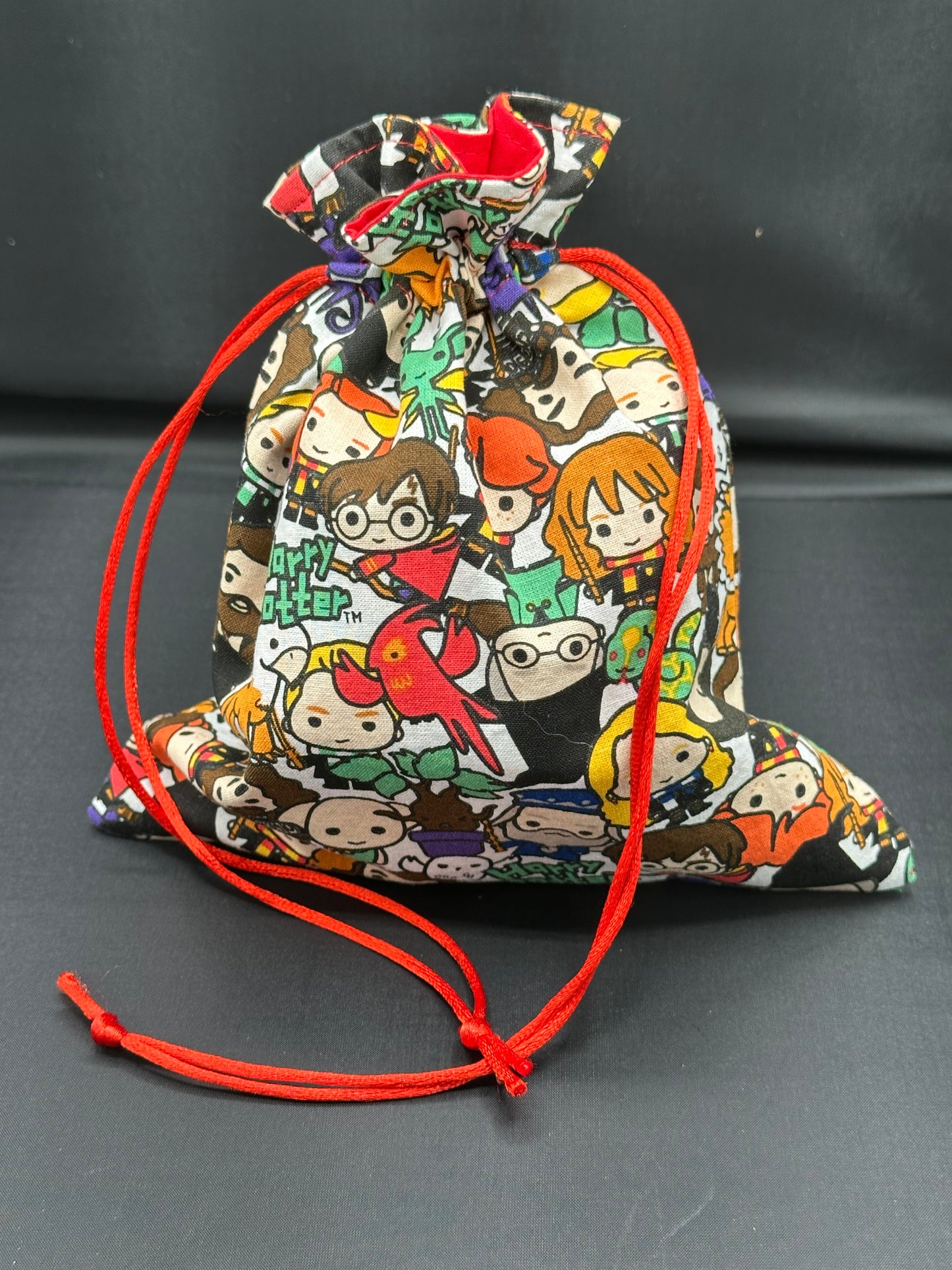 Harry potter people draw string bag