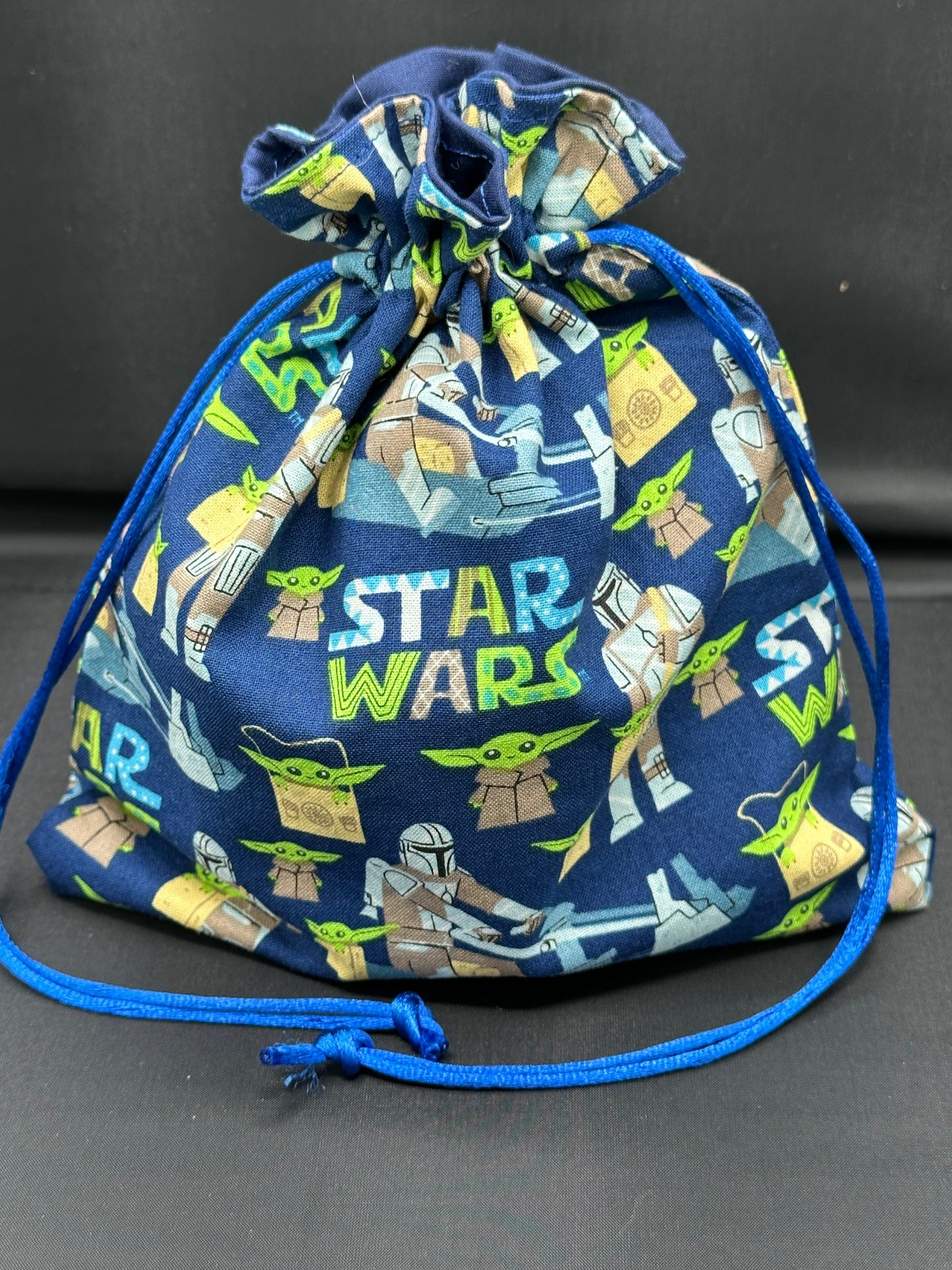Star wars Mandalorian blue background