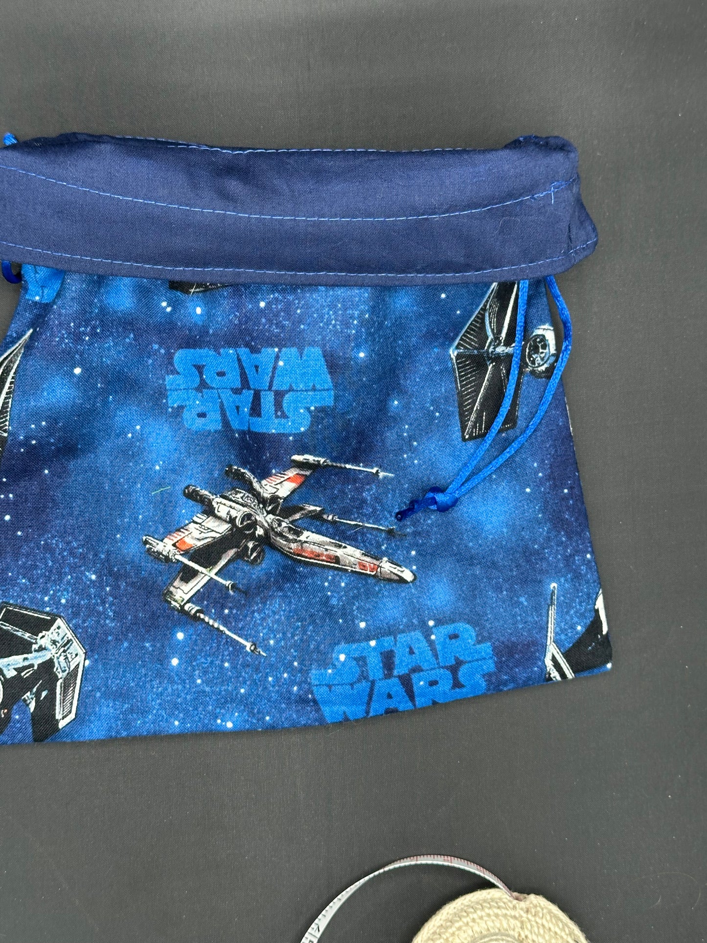 Star wars ships draw string bag