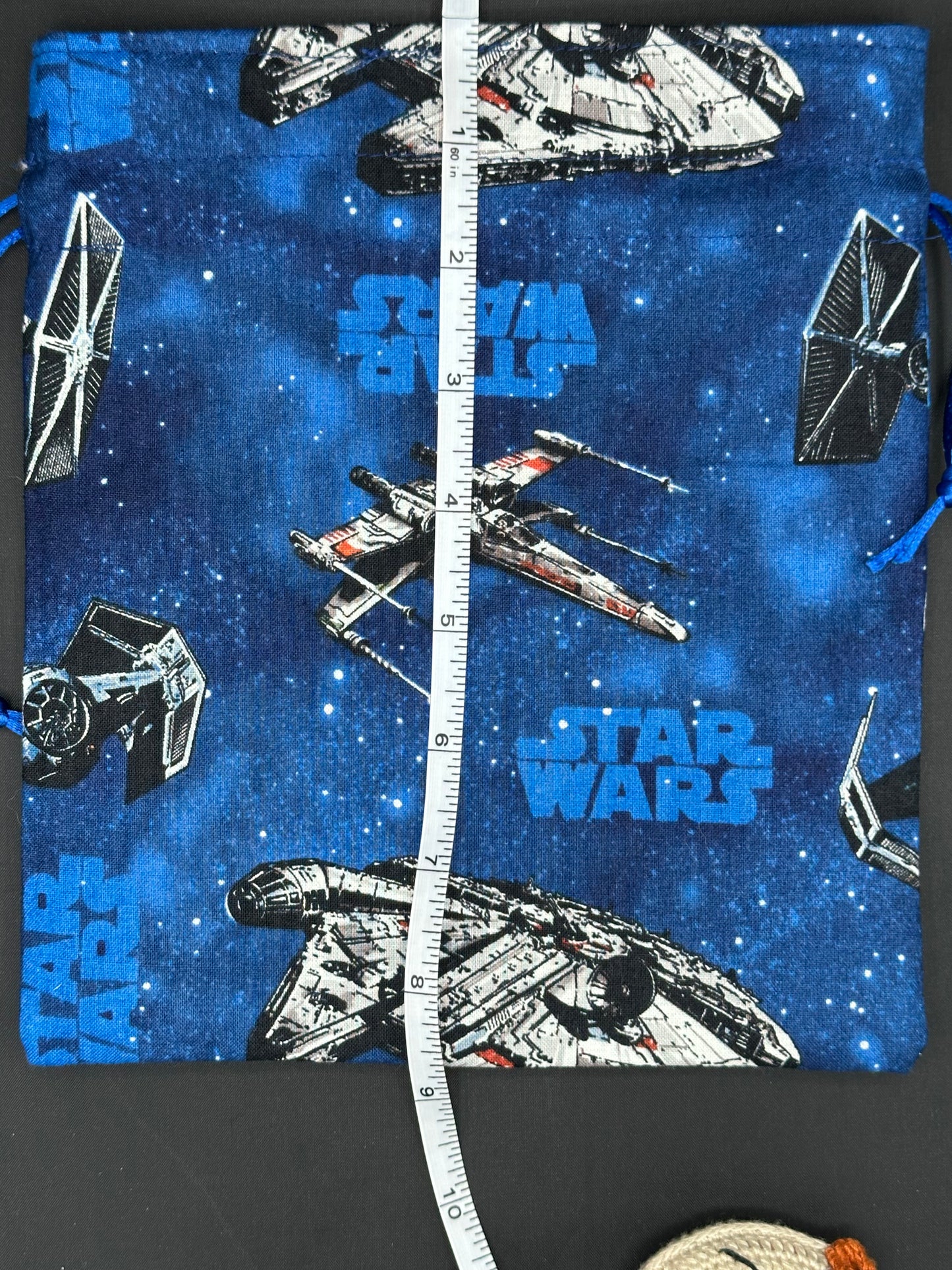 Star wars ships draw string bag