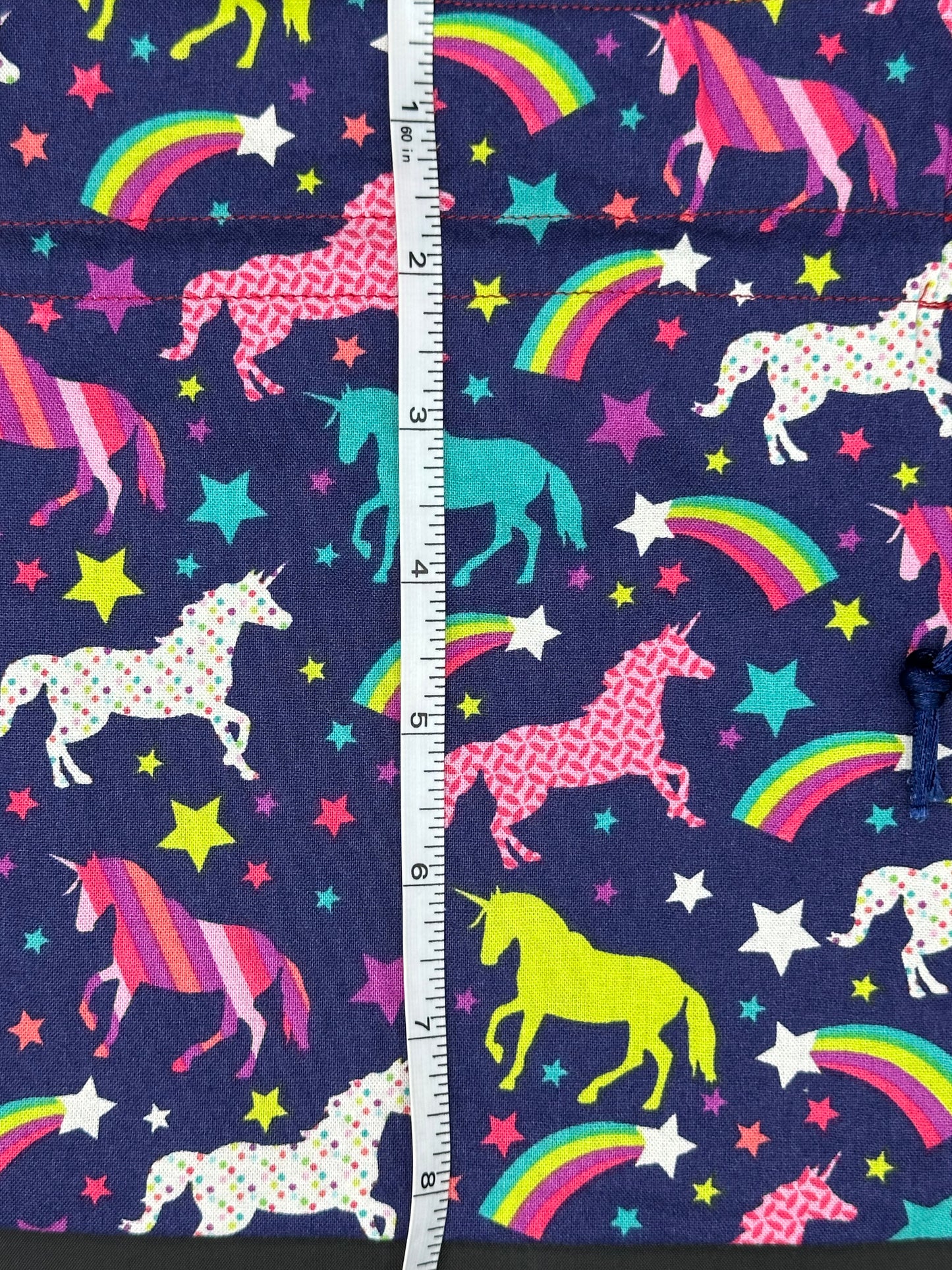 unicorns - multi colors draw string