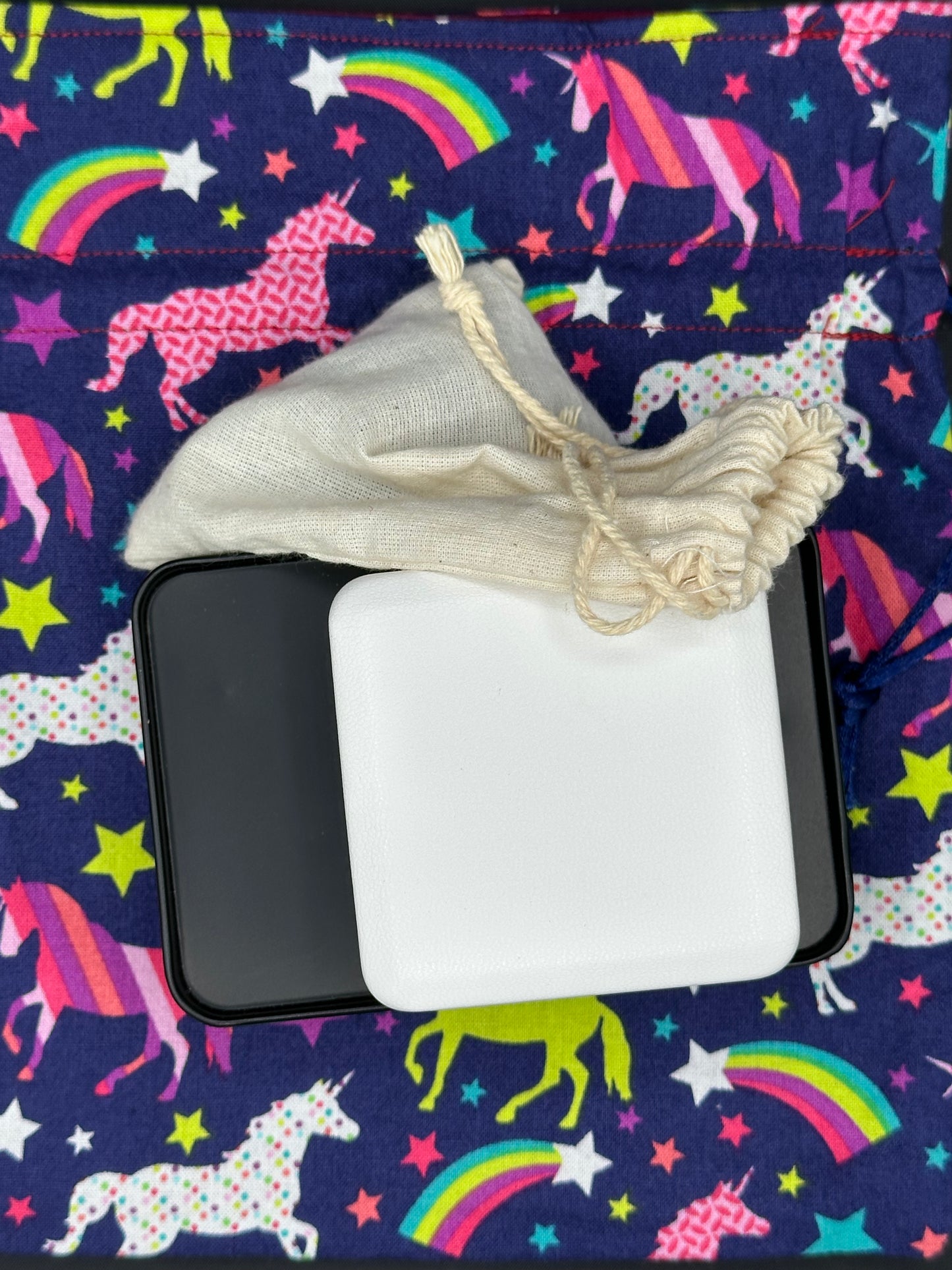 unicorns - multi colors draw string