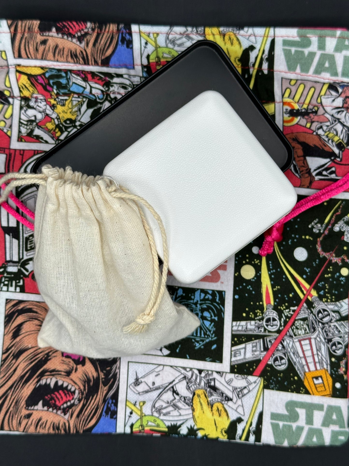 Star wars comics draw string bag