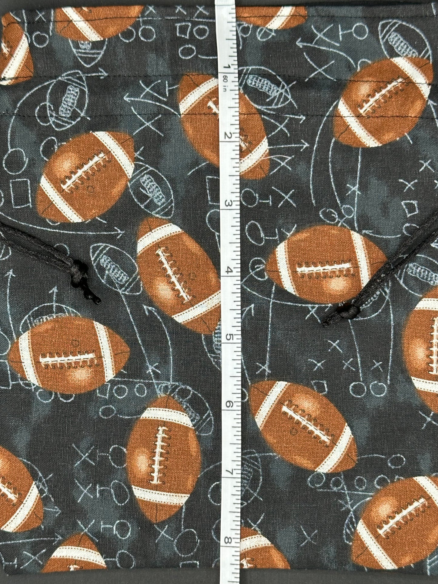 football draw string bag