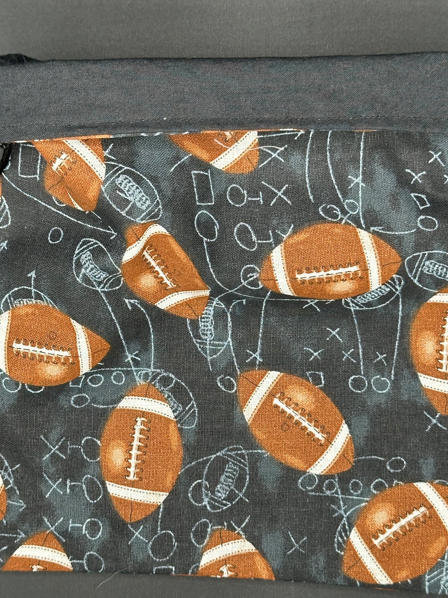 football draw string bag