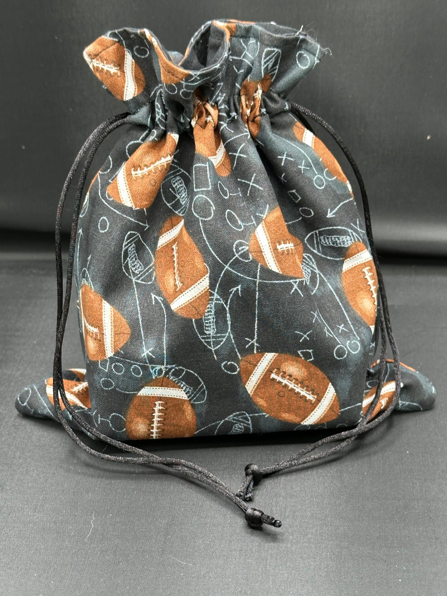 football draw string bag