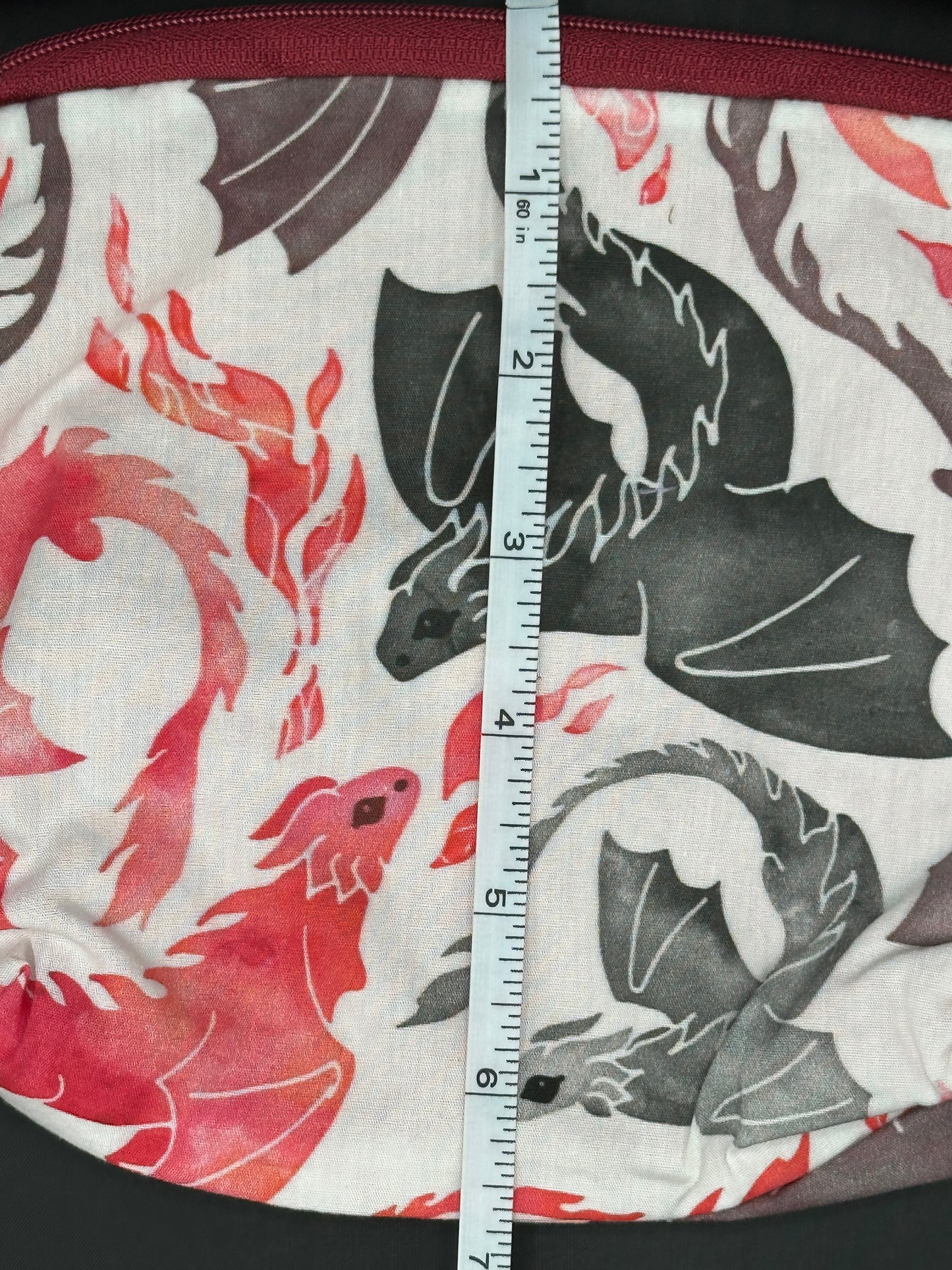 dragons - red and grey