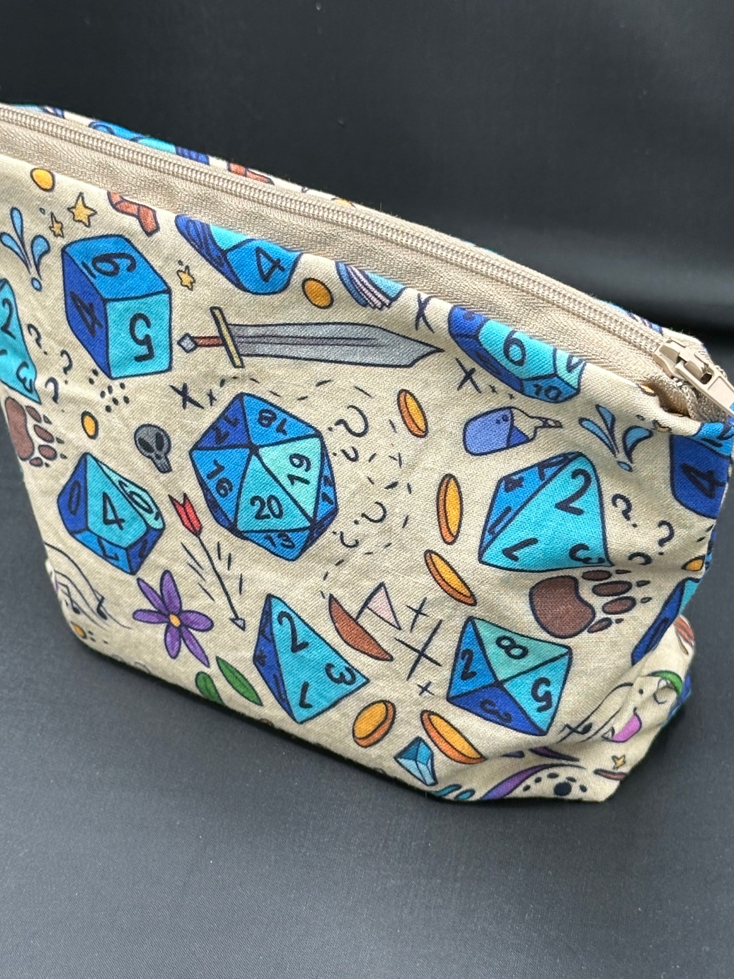 D&D dice and accessories