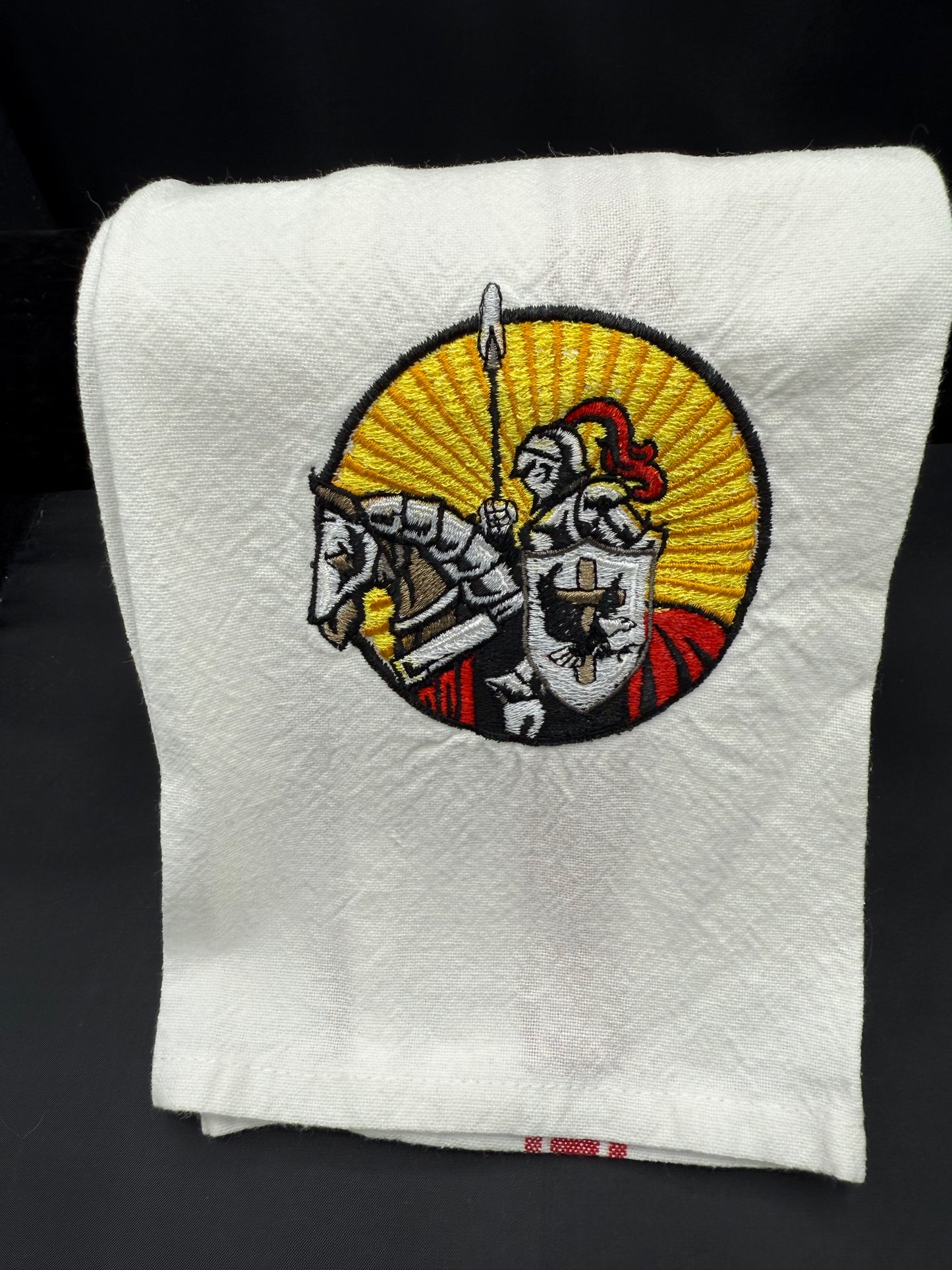 Templar knight patch towel