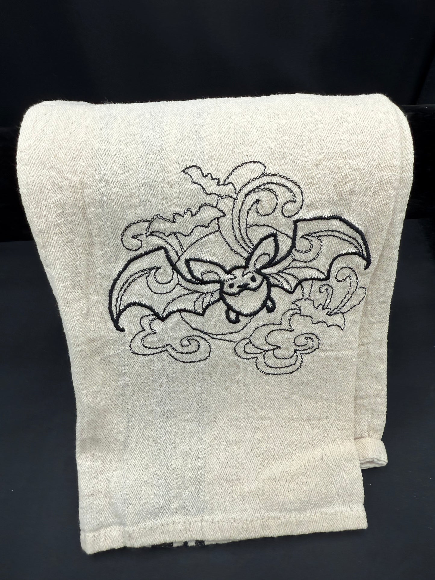 bat outline towel