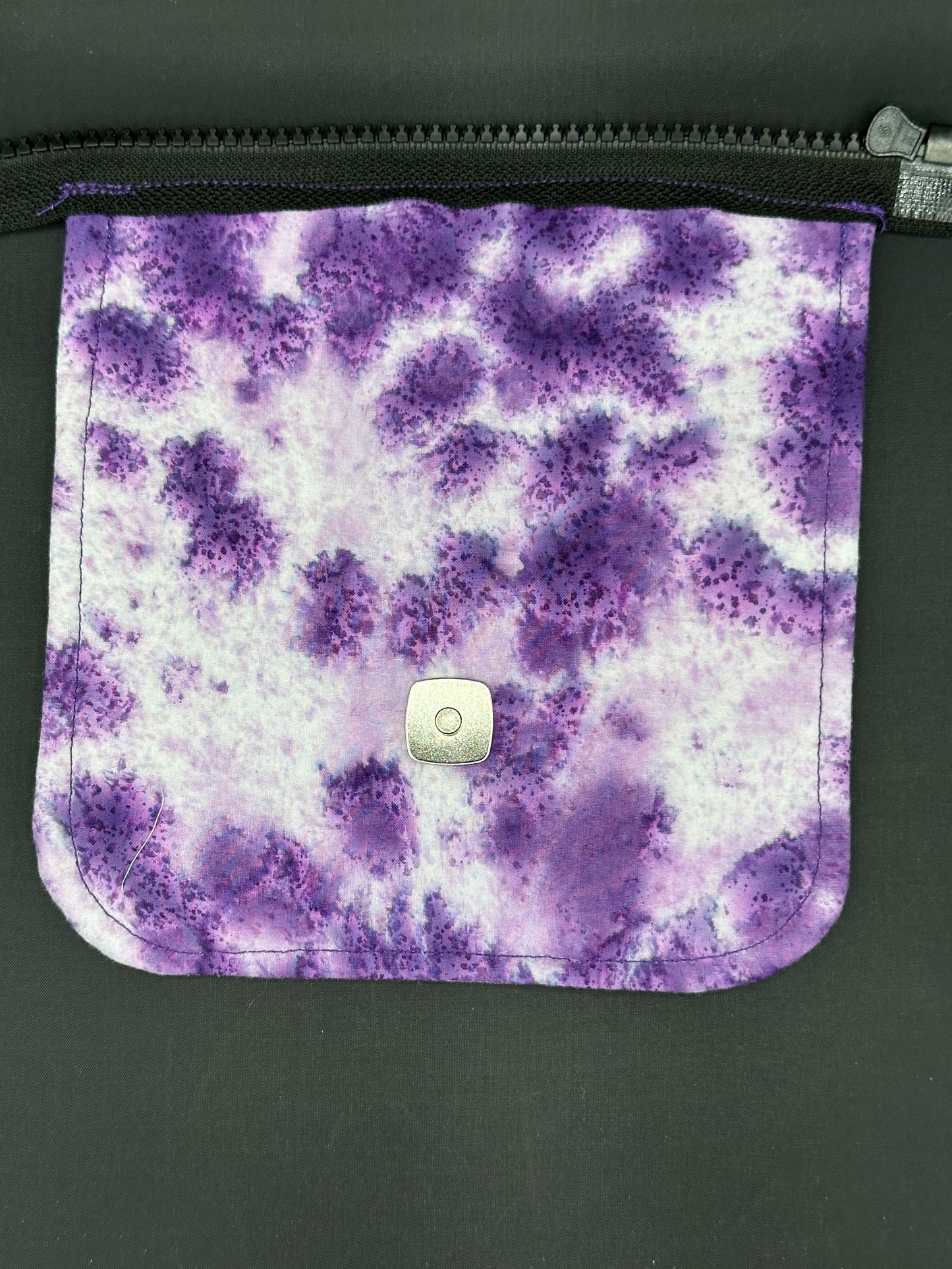 Purple Dragons 7" purse flap