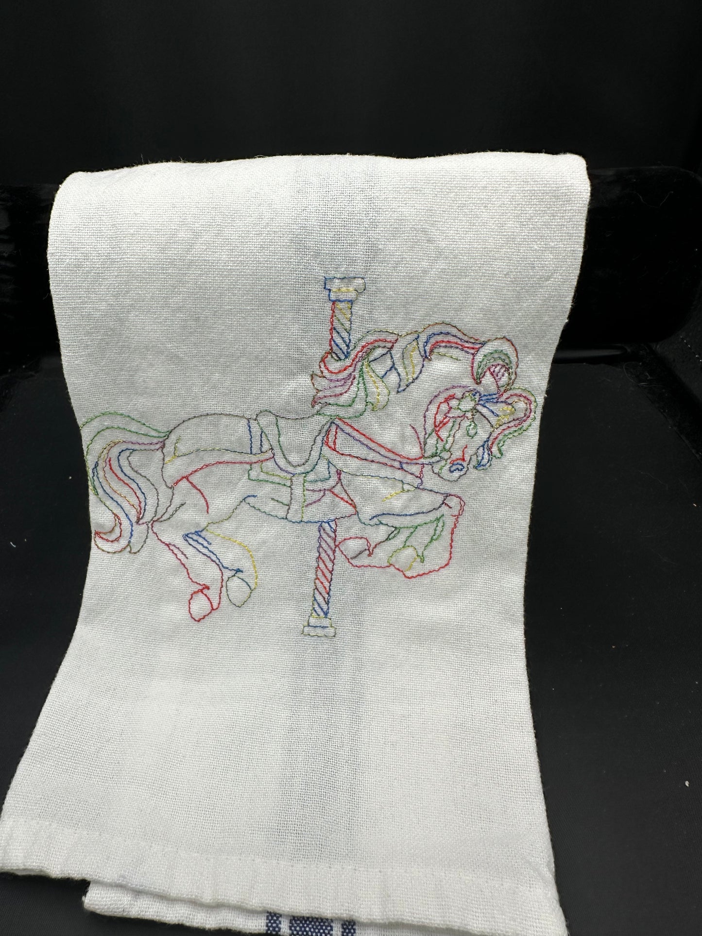 carousel horse towel