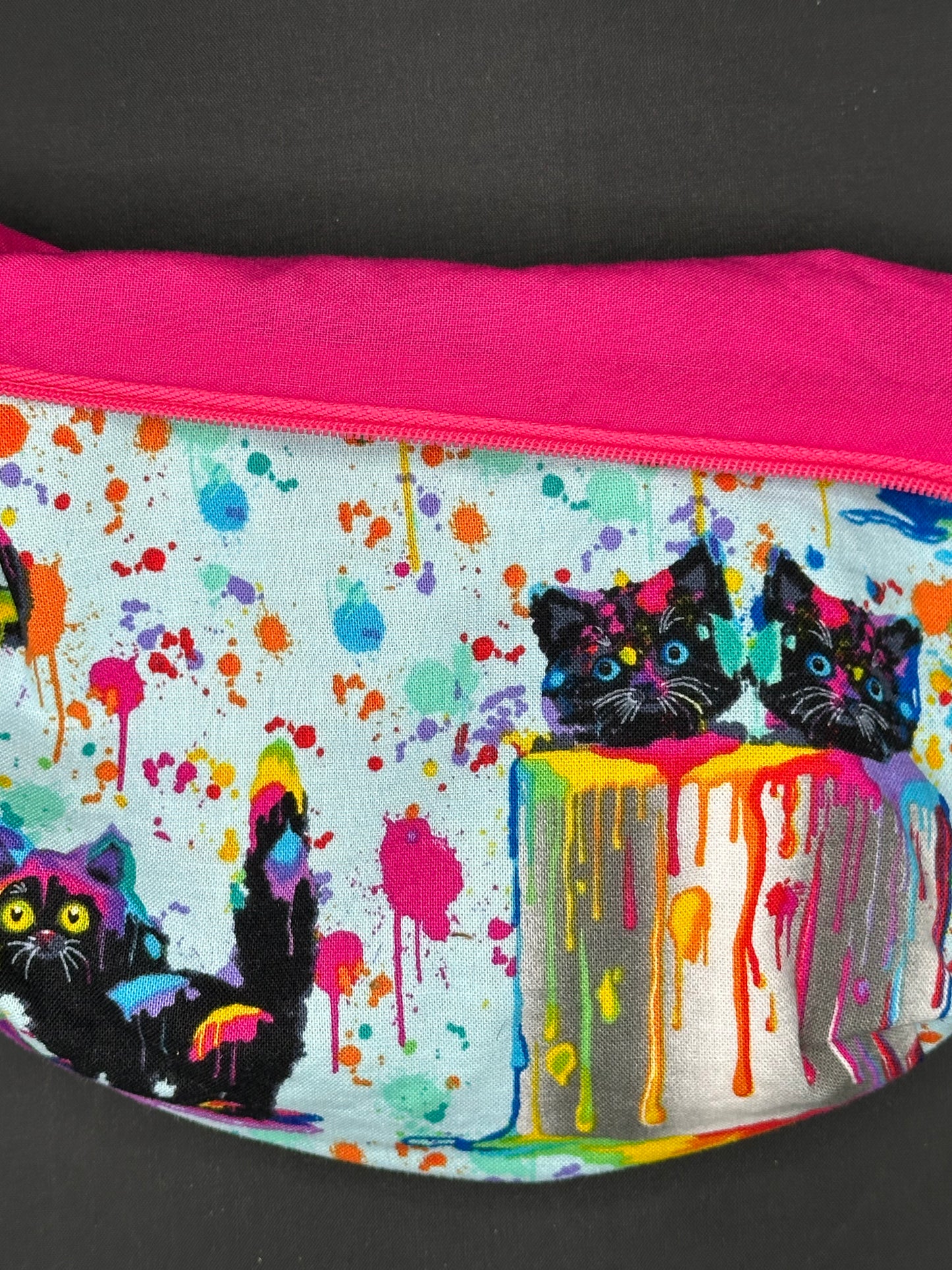 Cats and paint