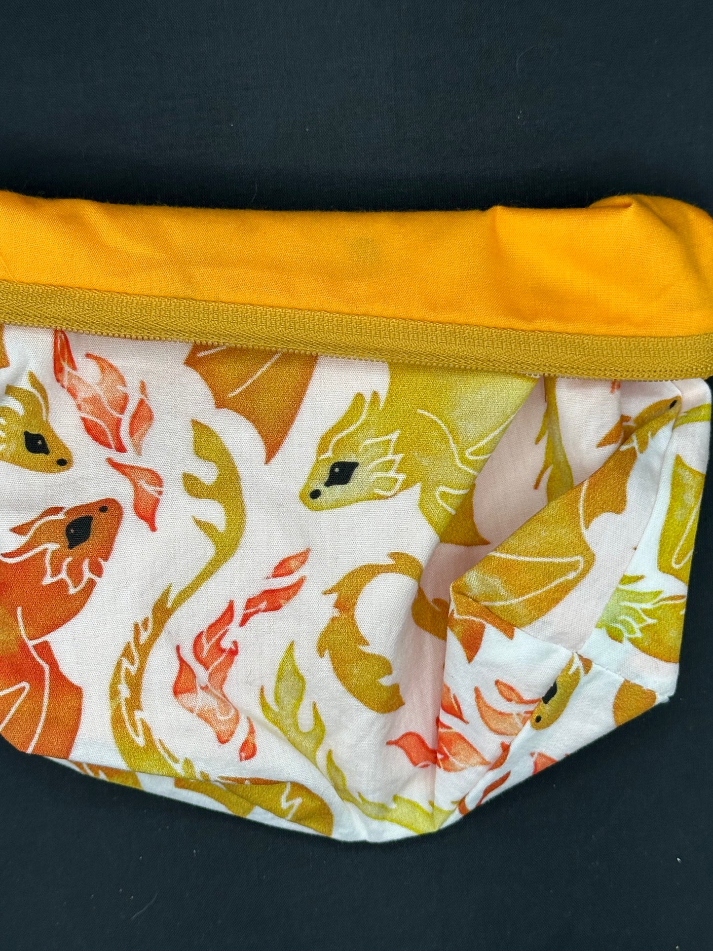 yellow and orange dragons