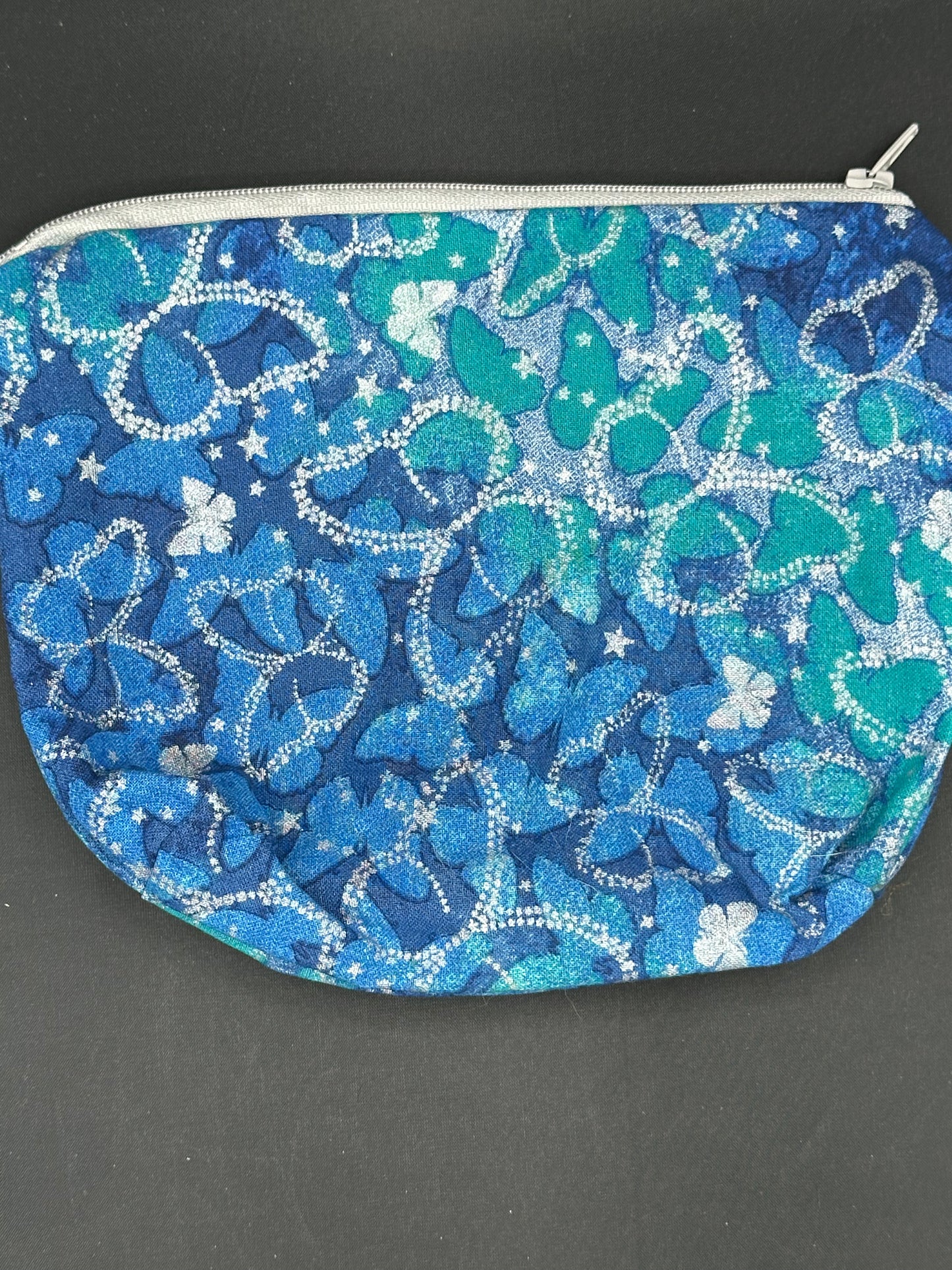 Butterflies on blue