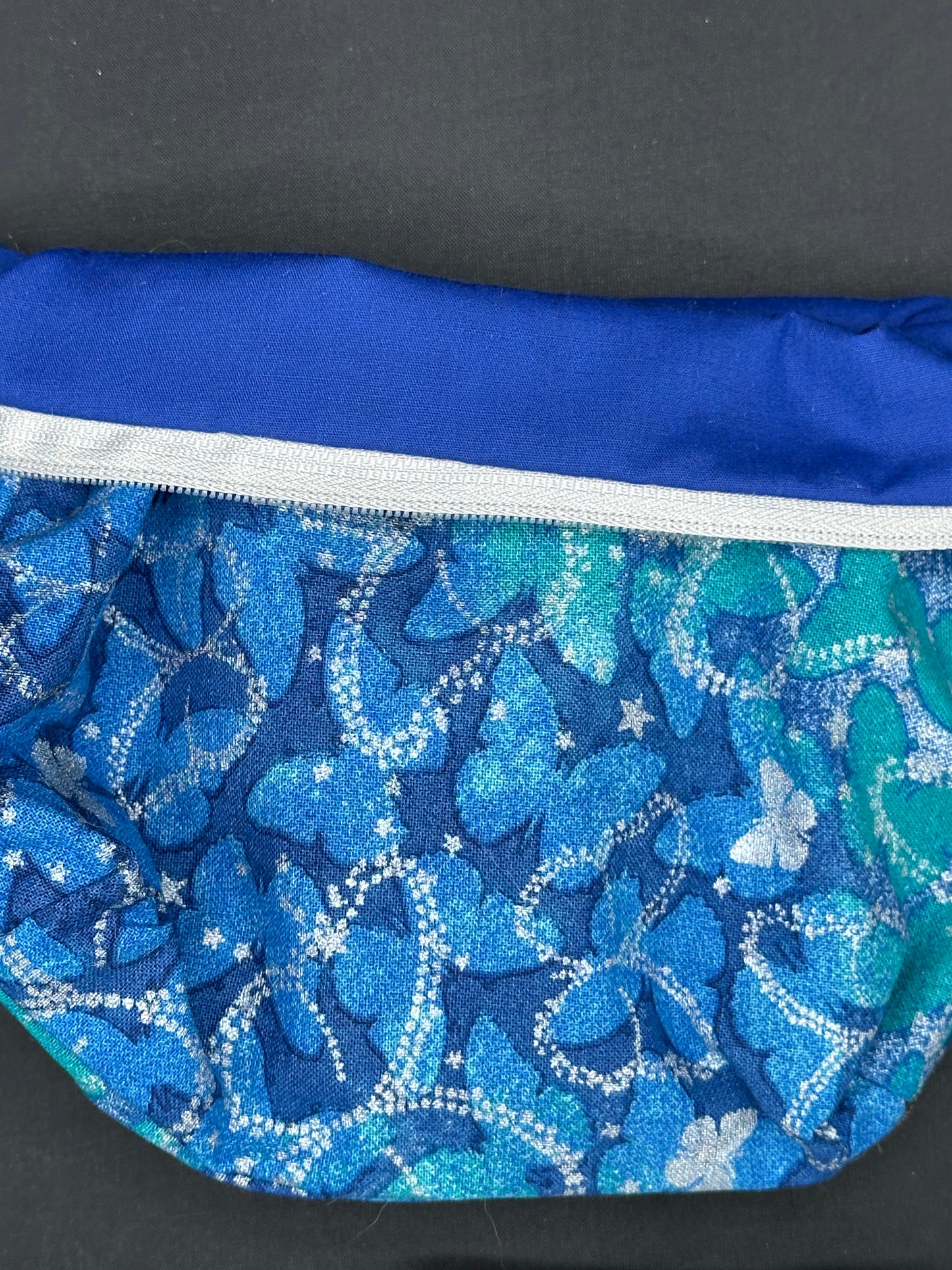 Butterflies on blue