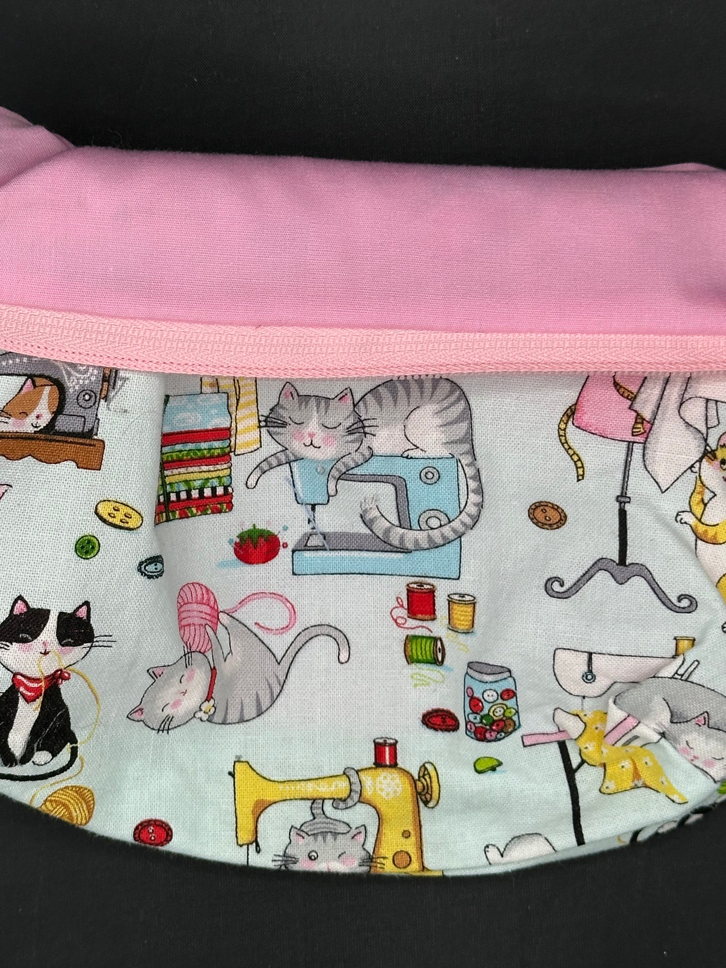 Cats and sewing