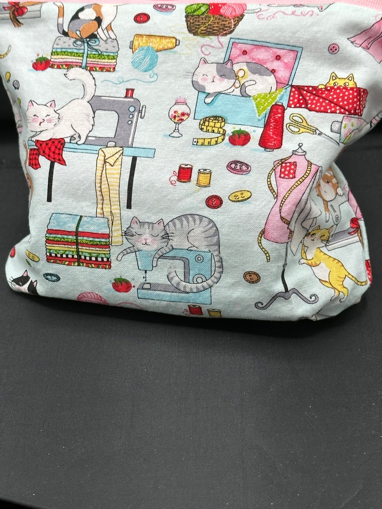 Cats and sewing