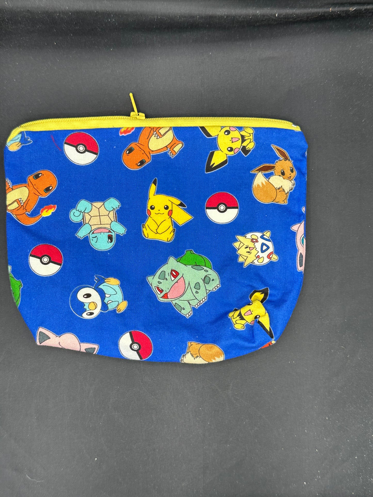Pokemon on blue background