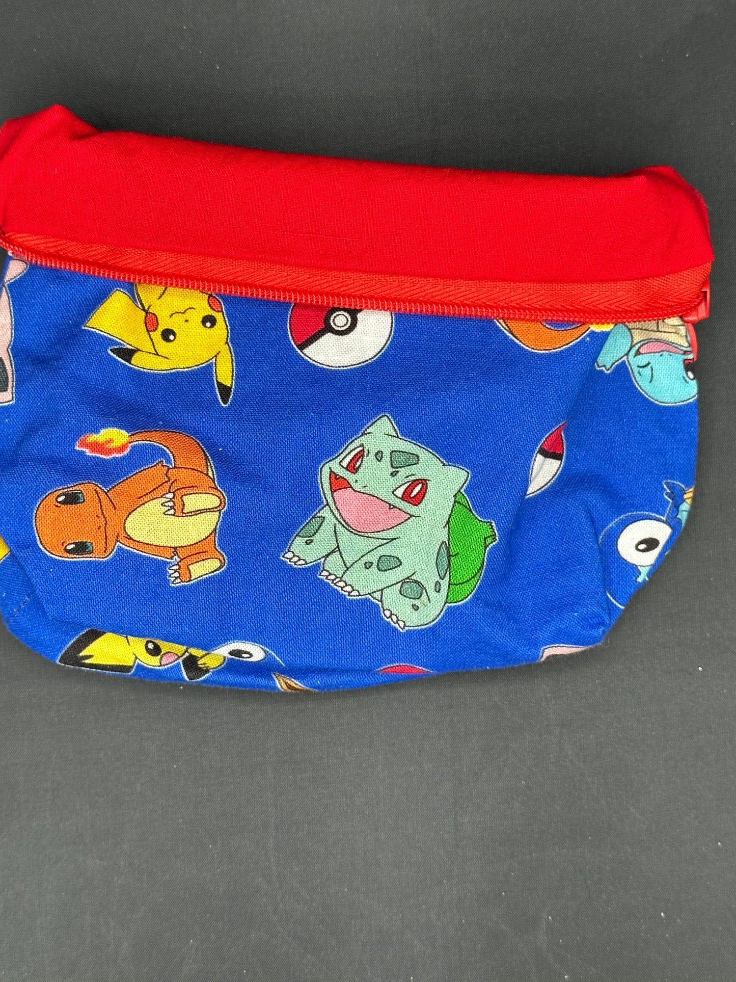 Pokemon on blue background