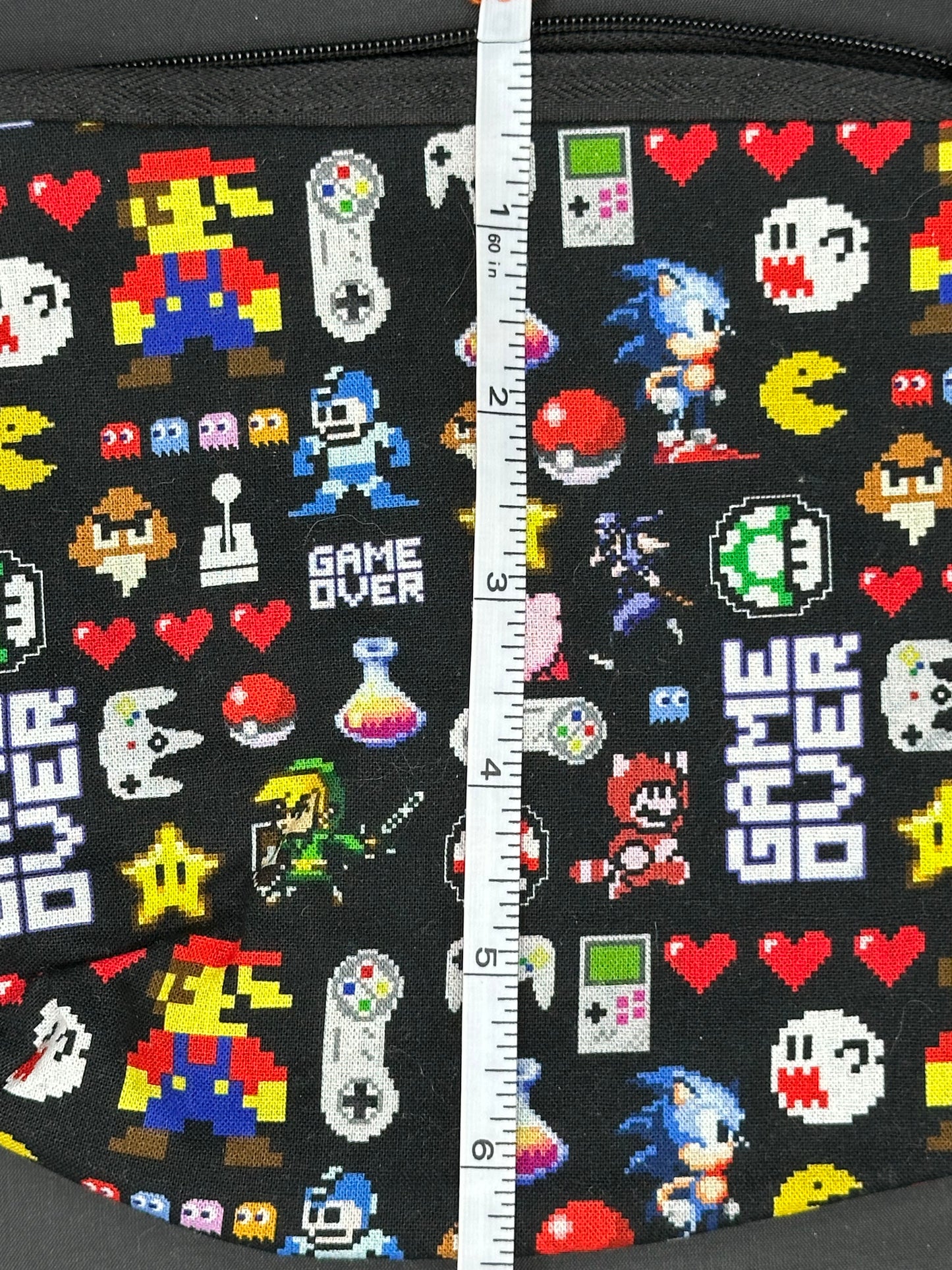 Game Over zipper pouch