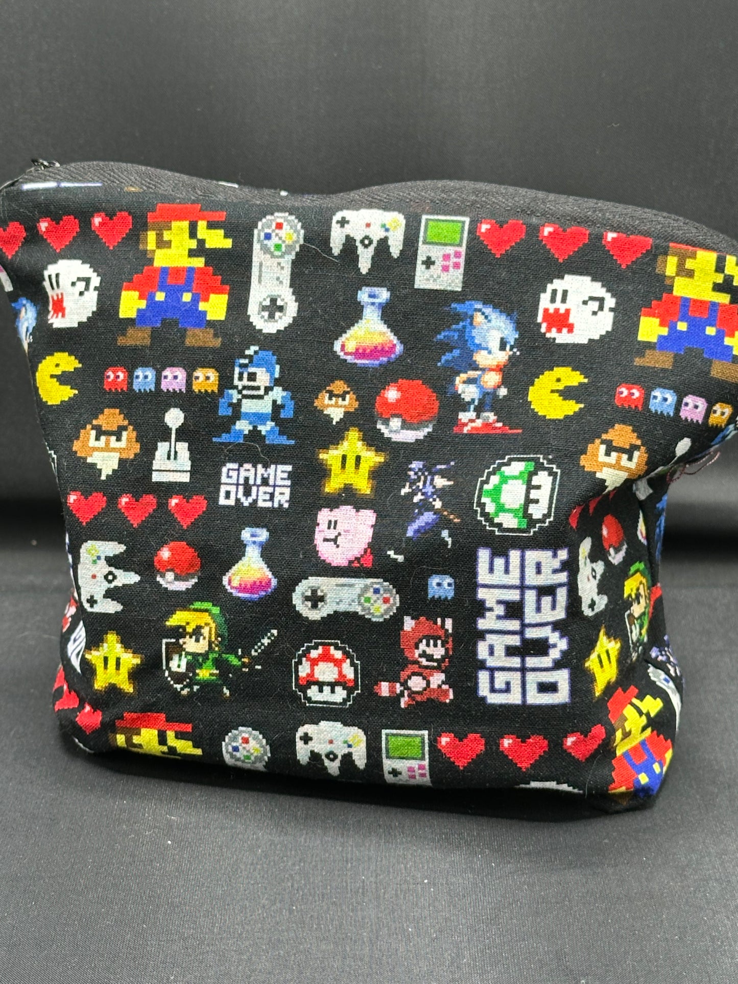 Game Over zipper pouch