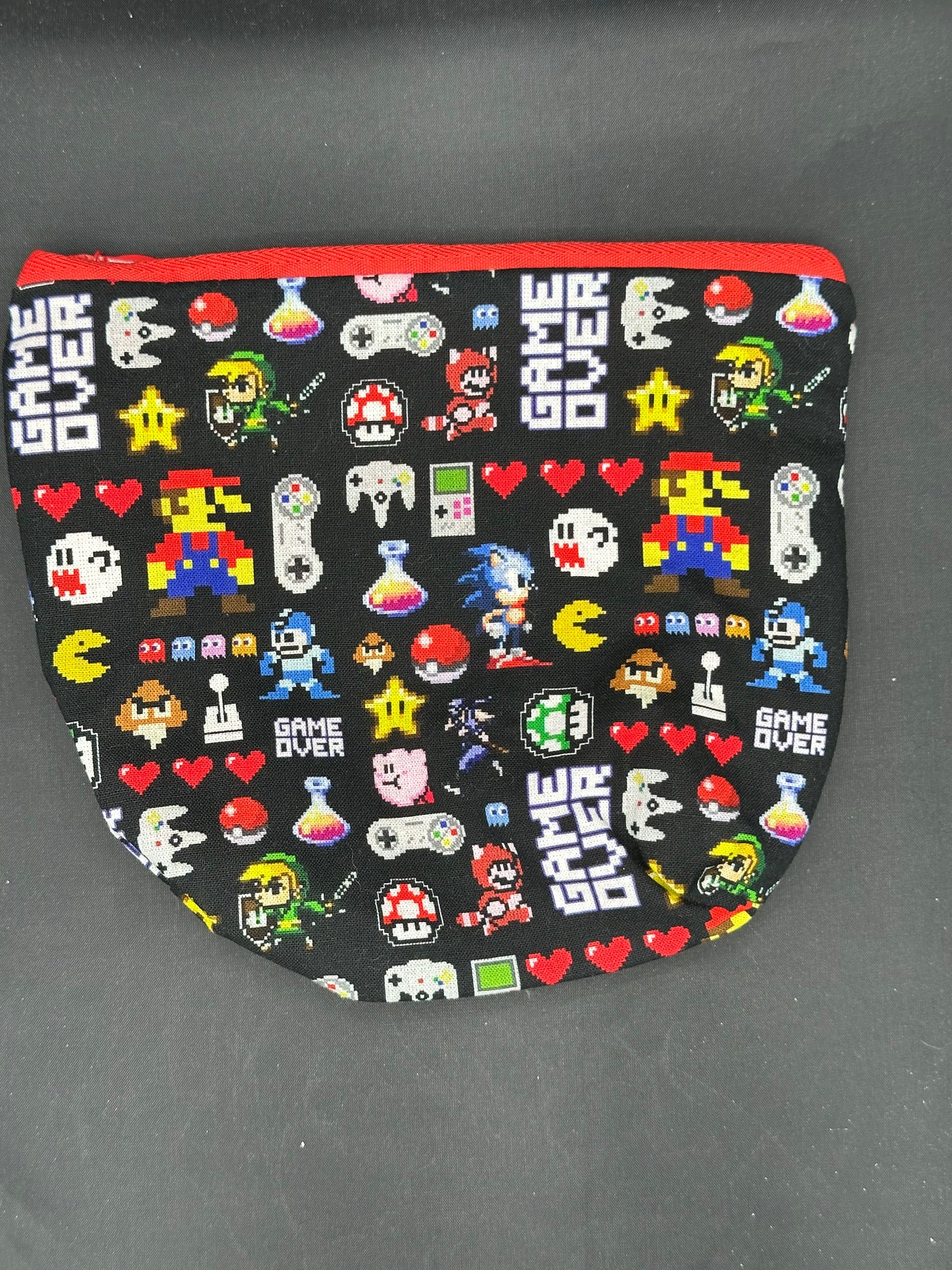 Game Over zipper pouch