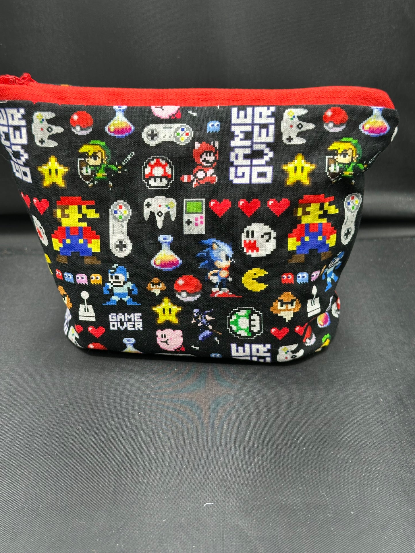 Game Over zipper pouch