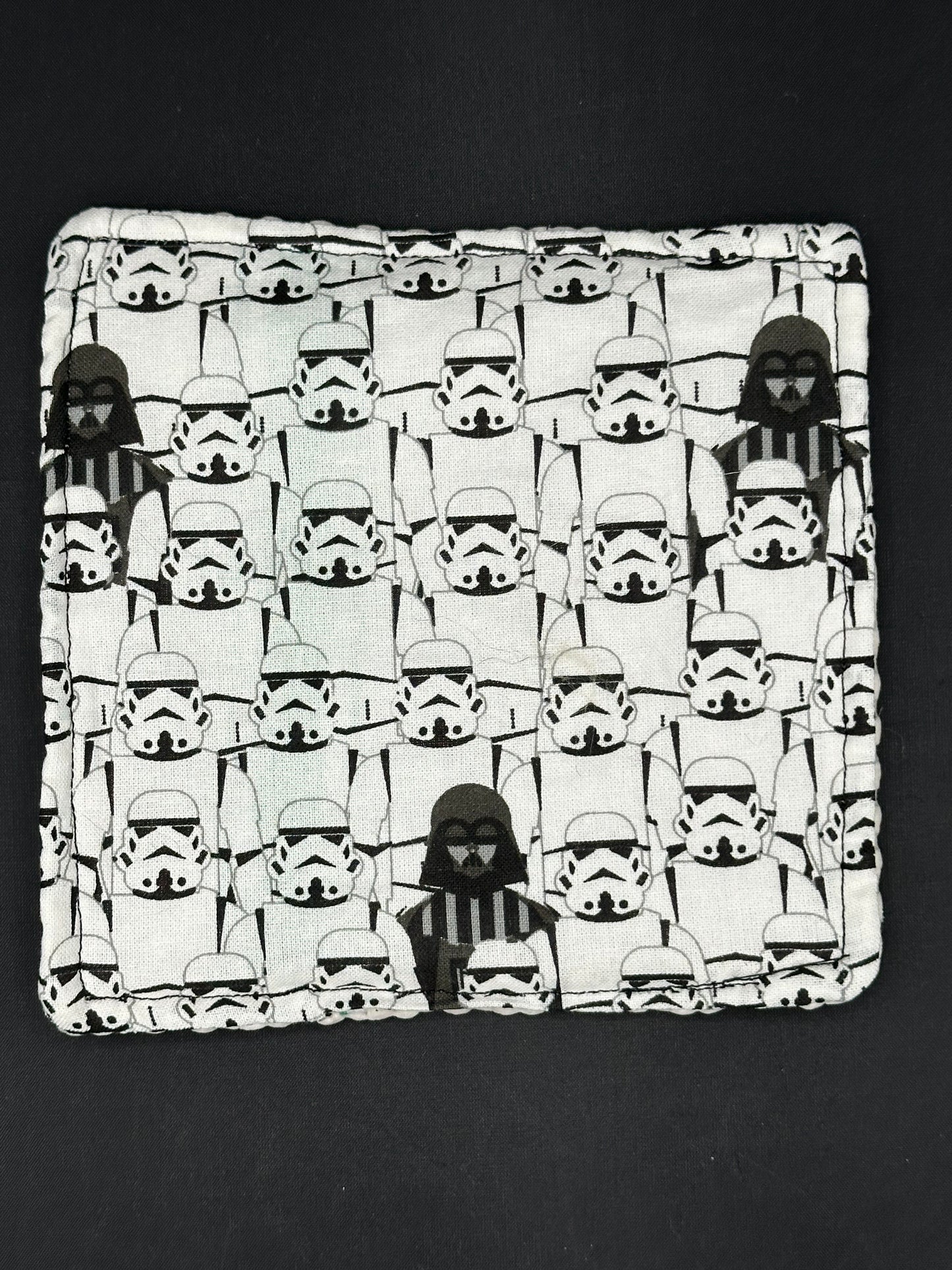 white storm troopers and Darth vader