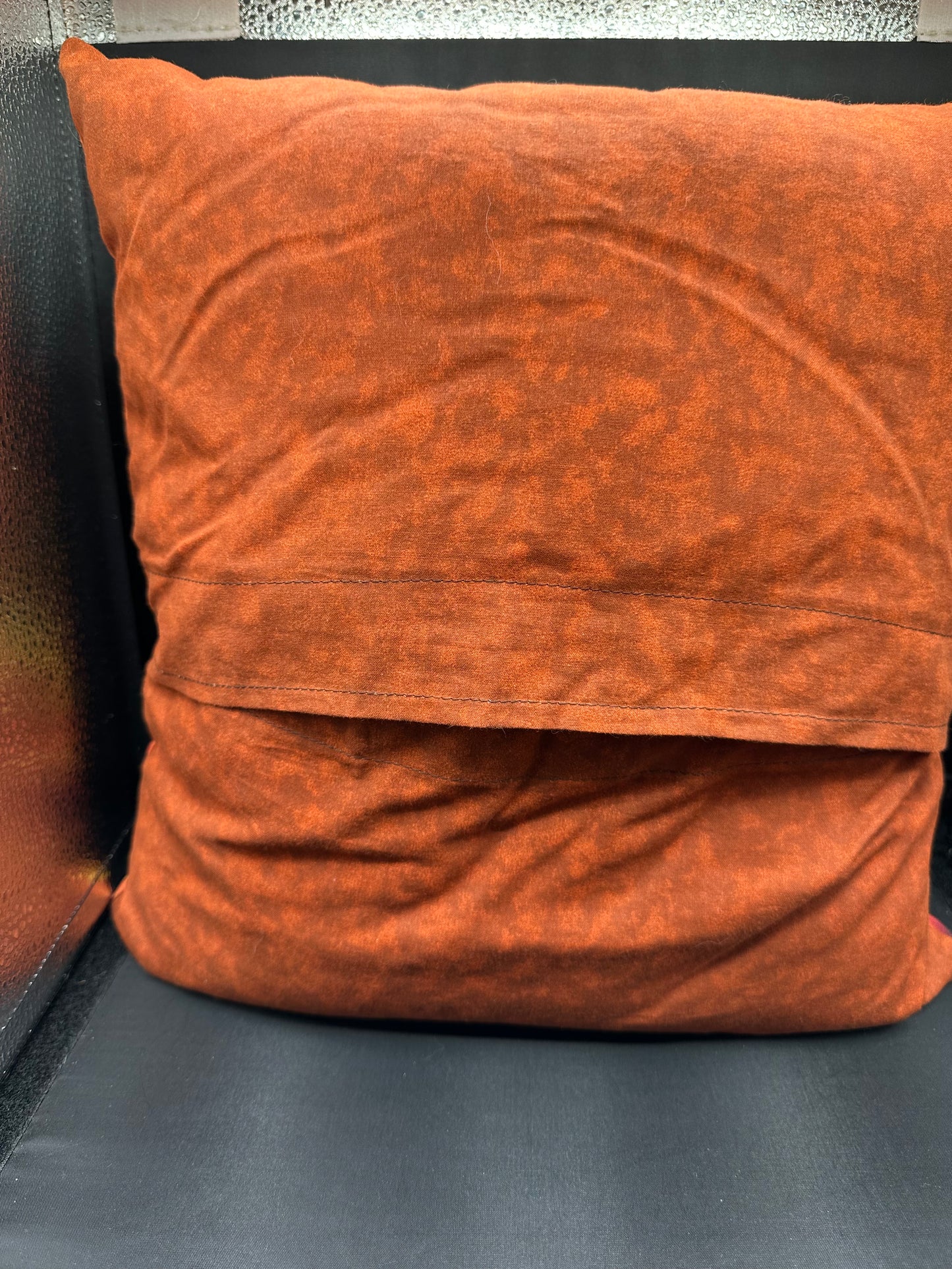 Bowser - machine embroidered pillow