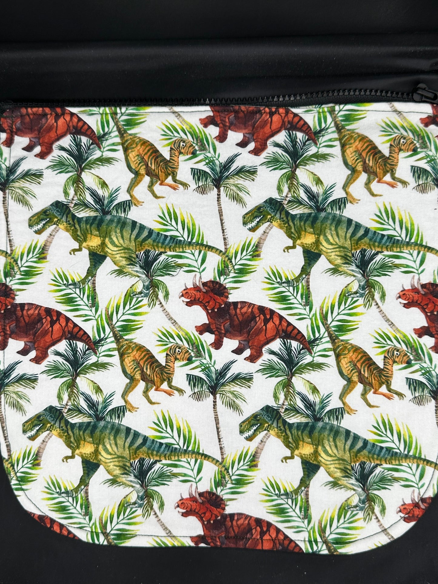 dinosaurs 12" purse flap