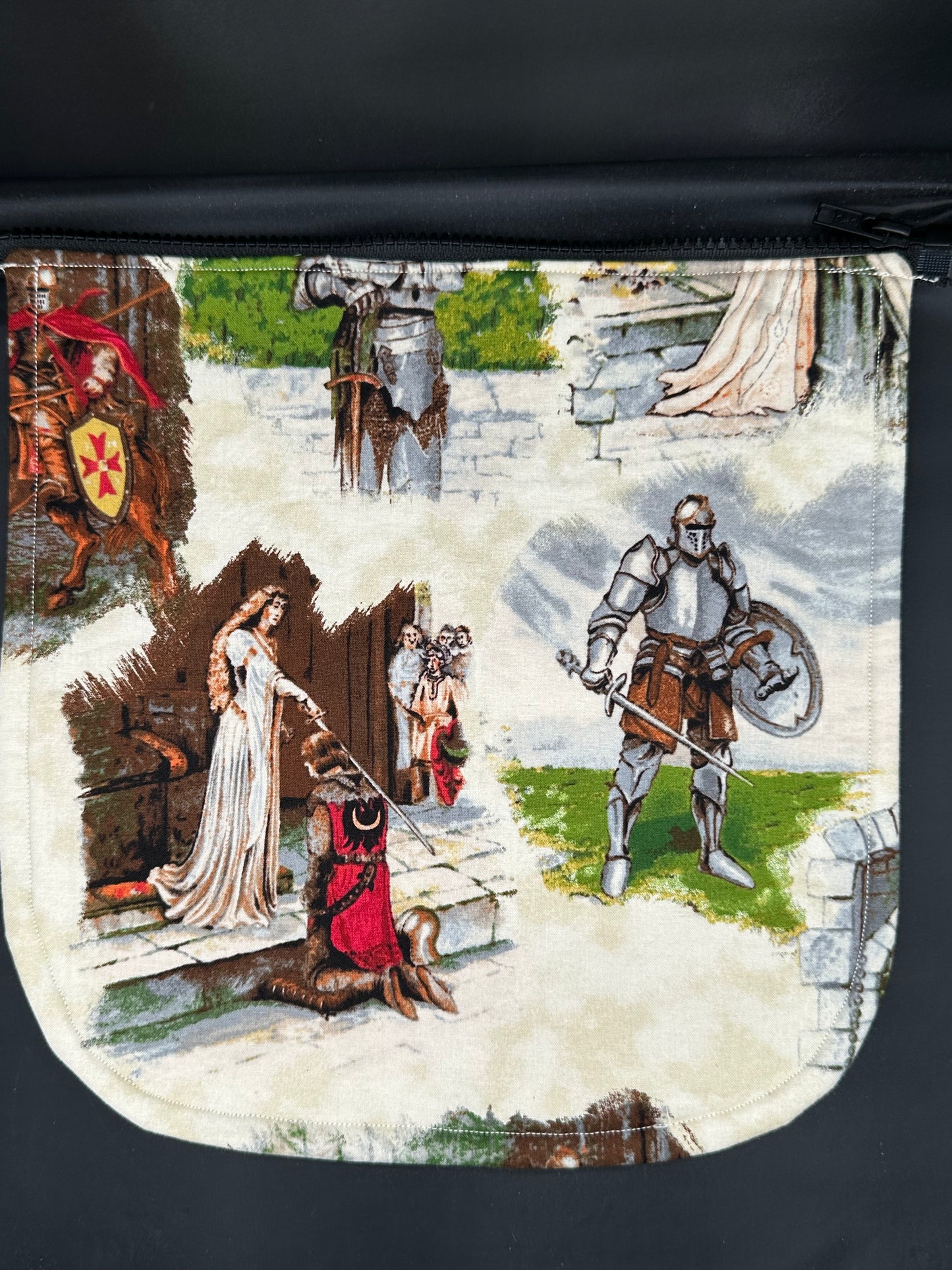 Renaissance scenes 12" purse flap