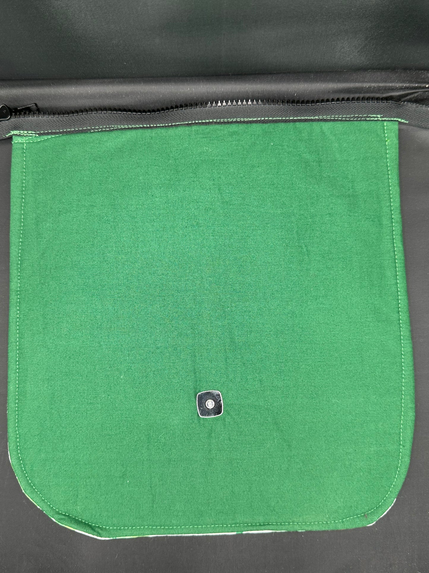 green Christmas dragons 12" purse flap