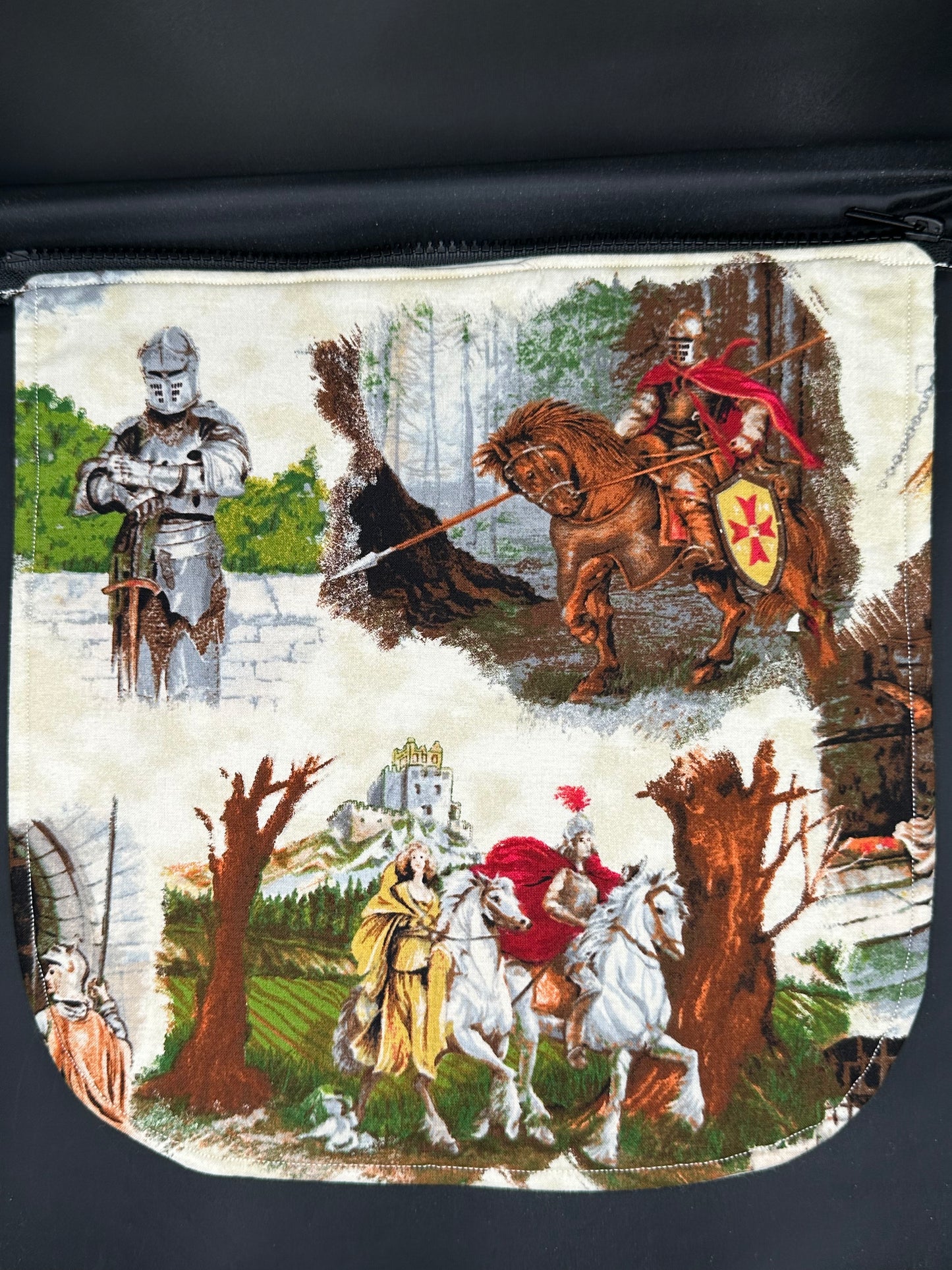 Renaissance scenes 12" purse flap
