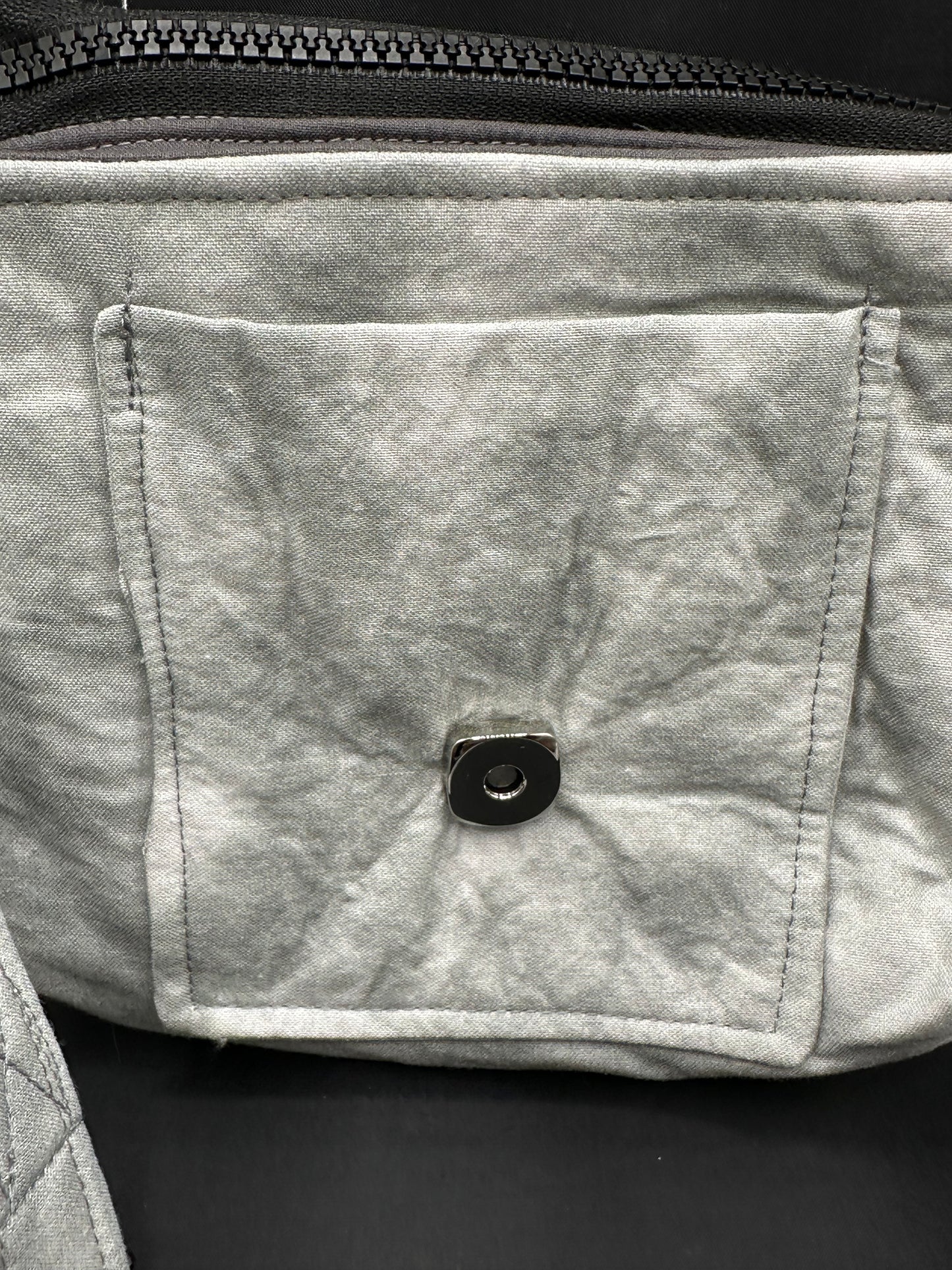 light grey mottled 7" purse