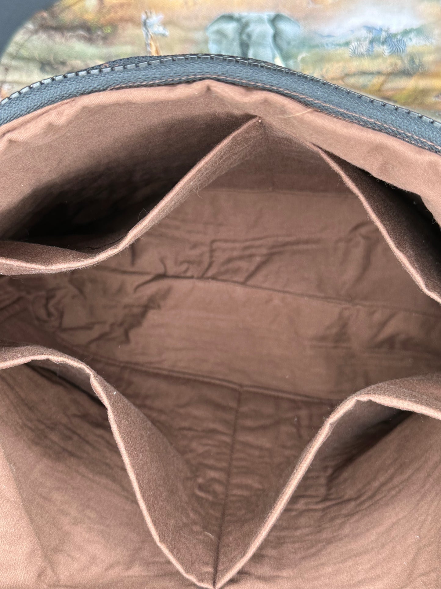 safari - brown 12" messenger bag