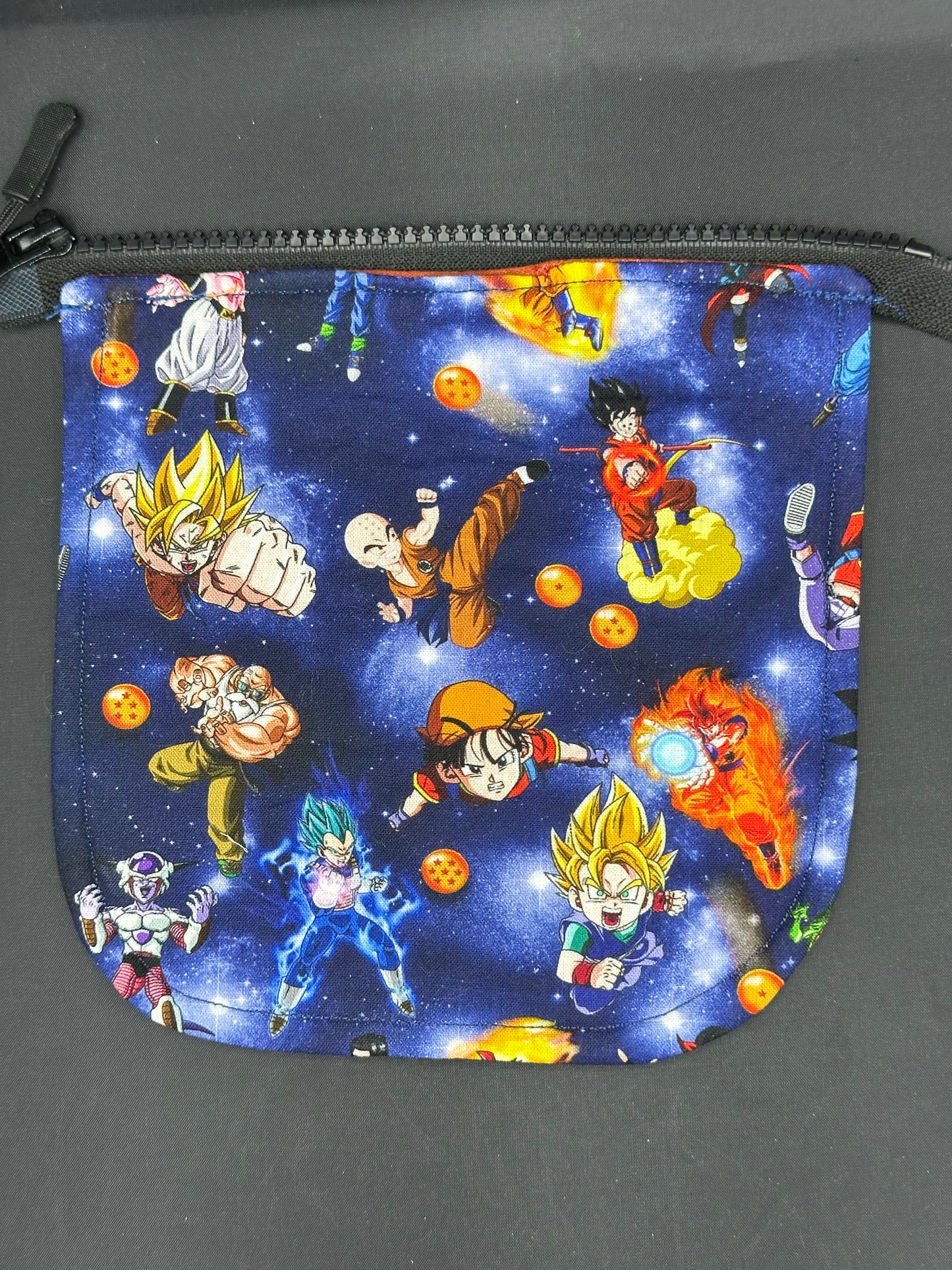 dragon ball z 7" purse flap